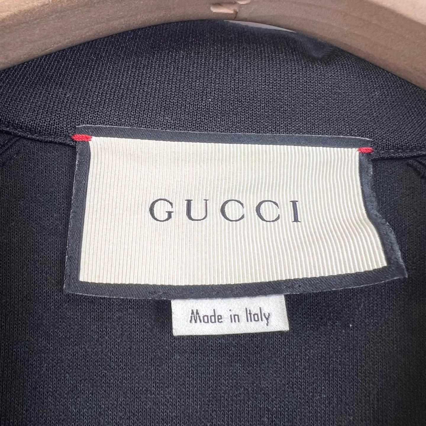 Gucci Gucci/Black school uniform jacket with side logo zipper Size US L / EU 52-54 / 3 - 8 Thumbnail