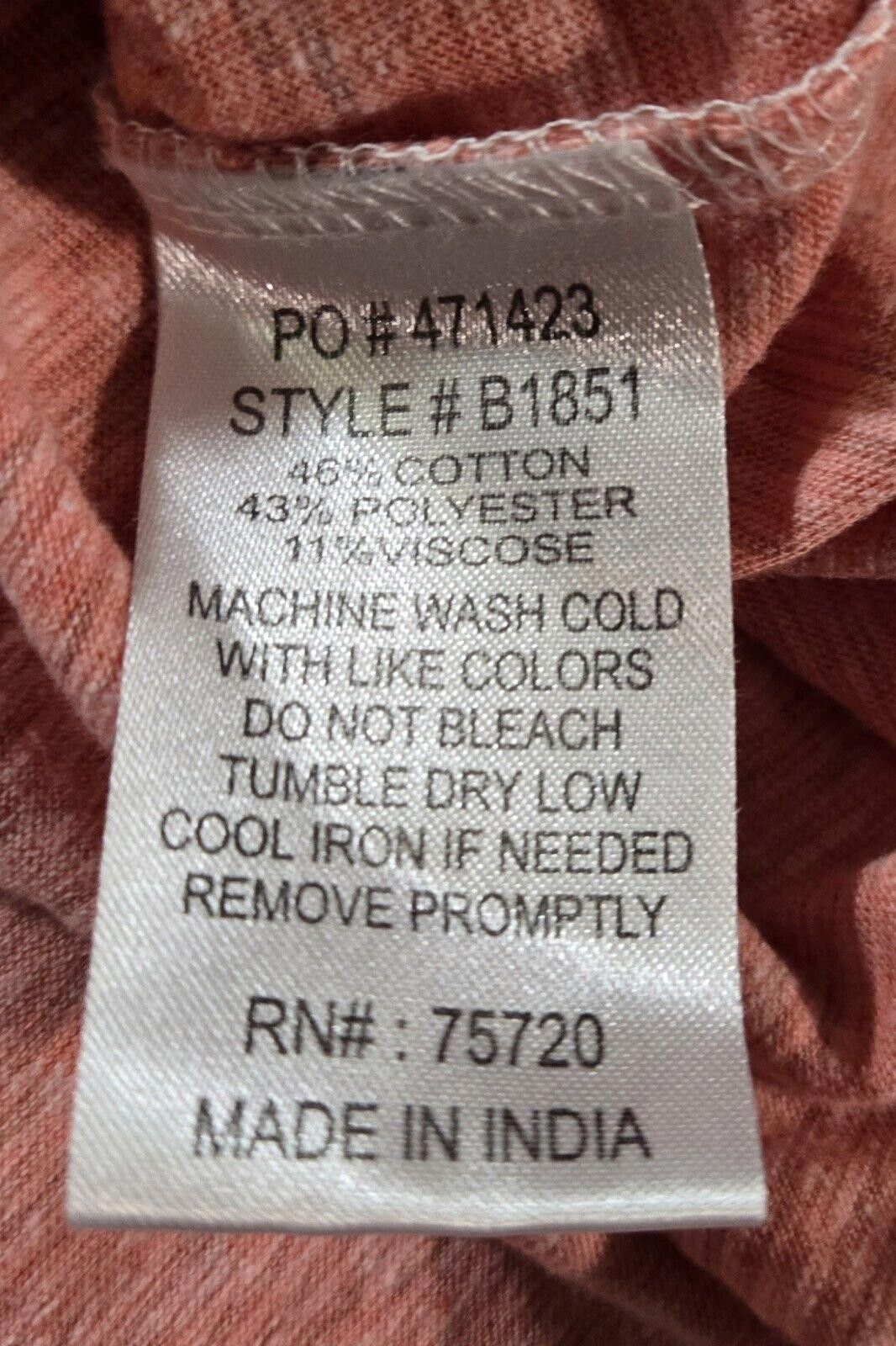 BKE BKE Red Heathered Tank Top With Grey Piping Size Medium Size US M / EU 48-50 / 2 - 3 Thumbnail