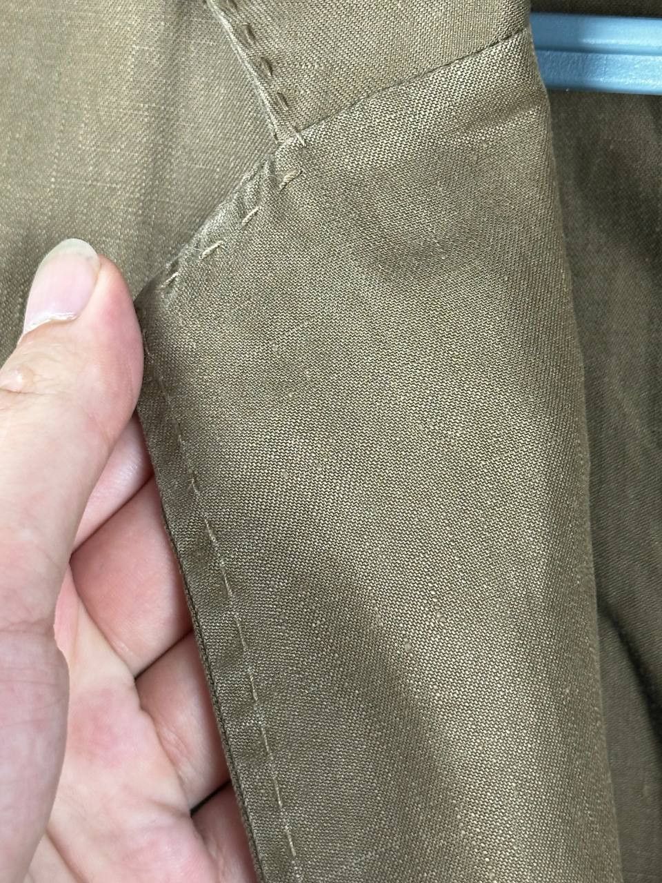 Cerruti 1881 VINTAGE CERUTI 1881 Brown Linen Blazer Luxury Size US L / EU 52-54 / 3 - 7 Thumbnail