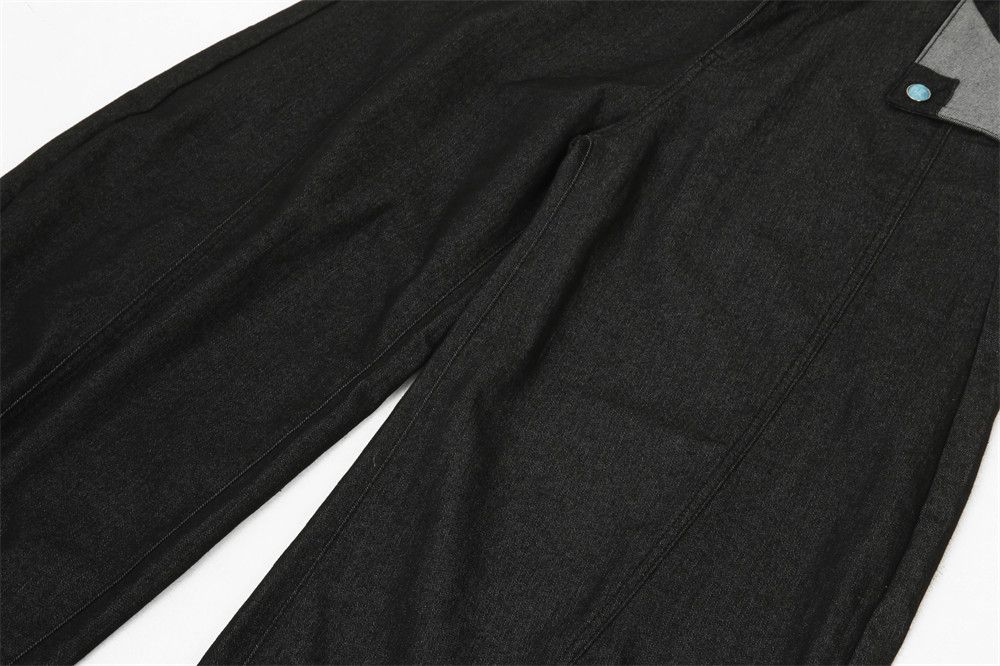 Vintage Men's belted loose wide-leg scimitar jeans Size US 32 / EU 48 - 4 Thumbnail