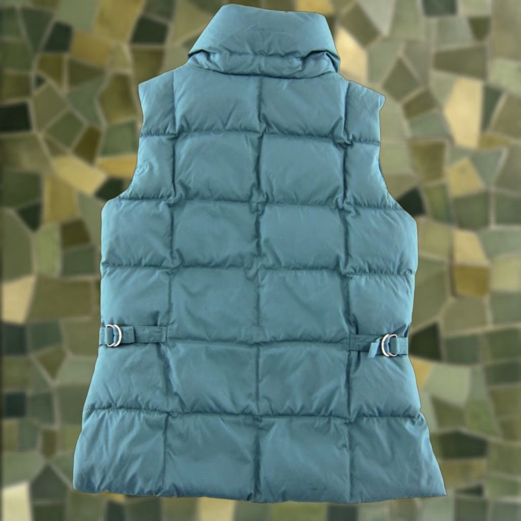 Eddie Bauer Eddie Bauer EB700 Goose Down Green Full Zip High Neck Vest Women Small Vest Green Goose Down Full Zip High Neck Eddie Bauer EB700 Women Small Size S / US 4 / IT 40 - 1 Thumbnail