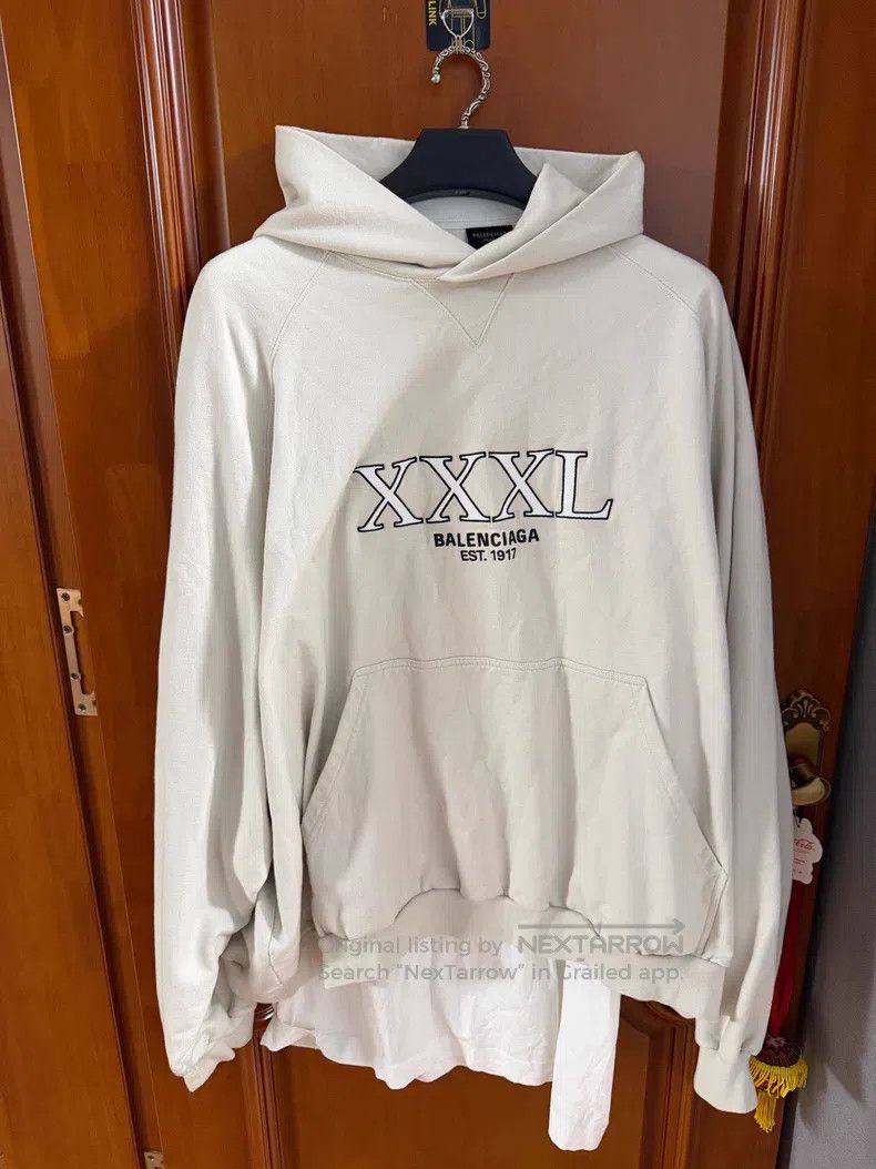 Balenciaga Balenciaga XXXL Layered Hooded Sweatshirt Jacket Size US XL / EU 56 / 4 - 1 Thumbnail