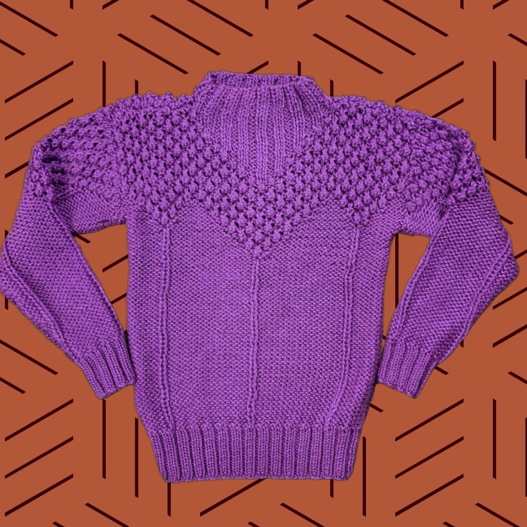 Vintage VINTAGE 1980s MAJESTIC WOMENS PURPLE CHUNKY KNIT SWEATER ACRYLIC RETRO SMALL Size S / US 4 / IT 40 - 1 Thumbnail