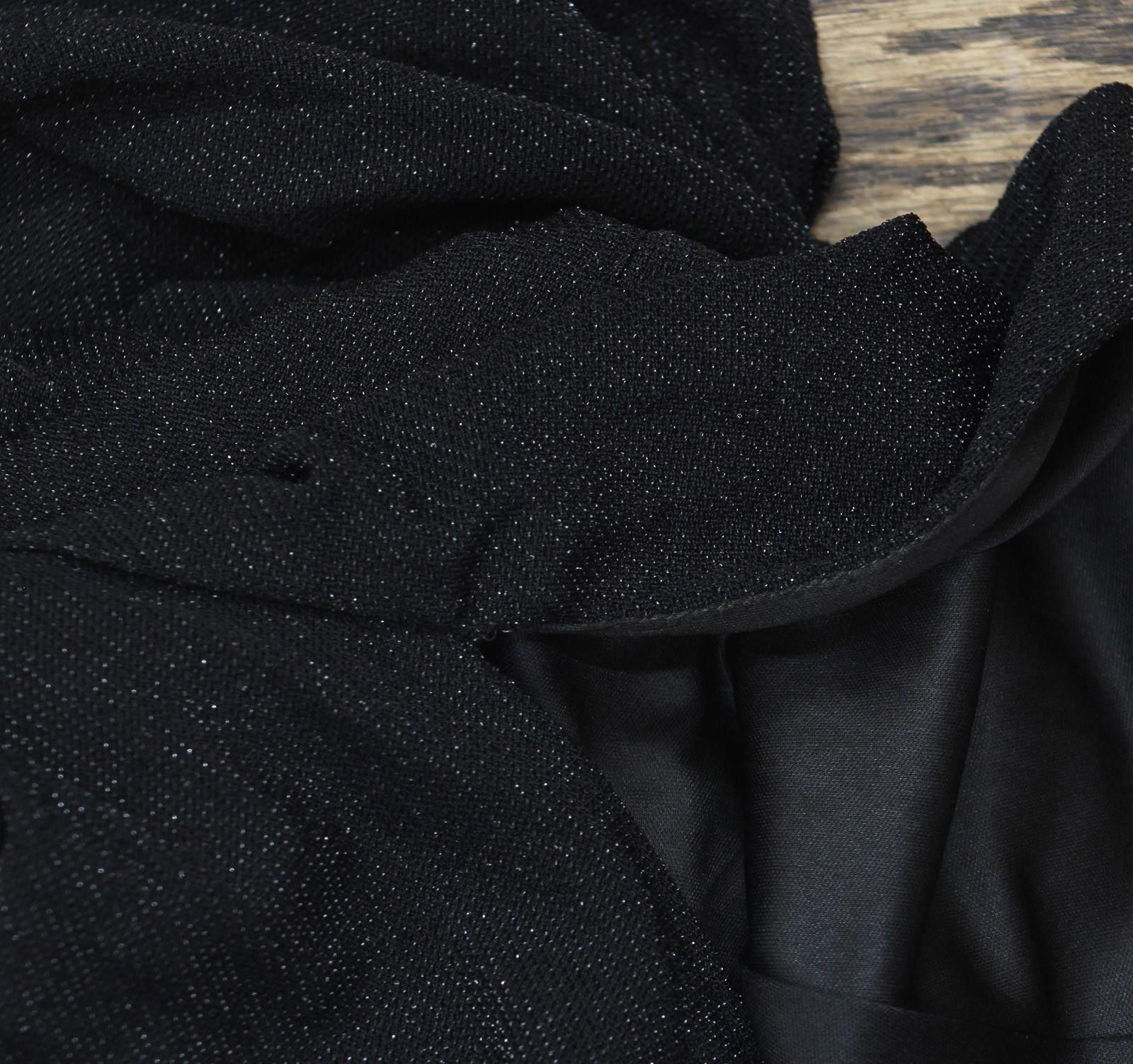 Other Alex Evenings Long Metallic 3/4 Sleeve Gown Dress Black 18 Size XXL / US 16-18 / IT 52-54 - 6 Thumbnail