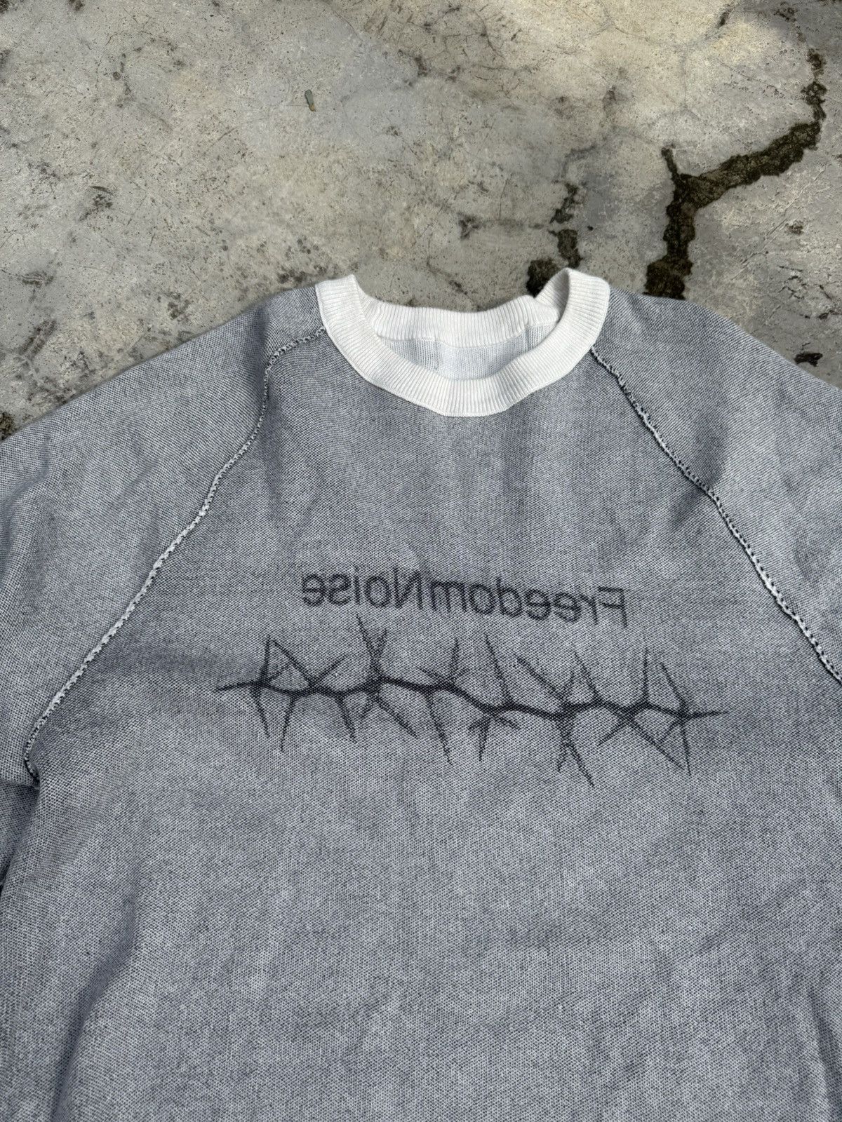 GU × Undercover FW21 Undercover Freedom Noise Knit Sweater GU Size US L / EU 52-54 / 3 - 4 Thumbnail