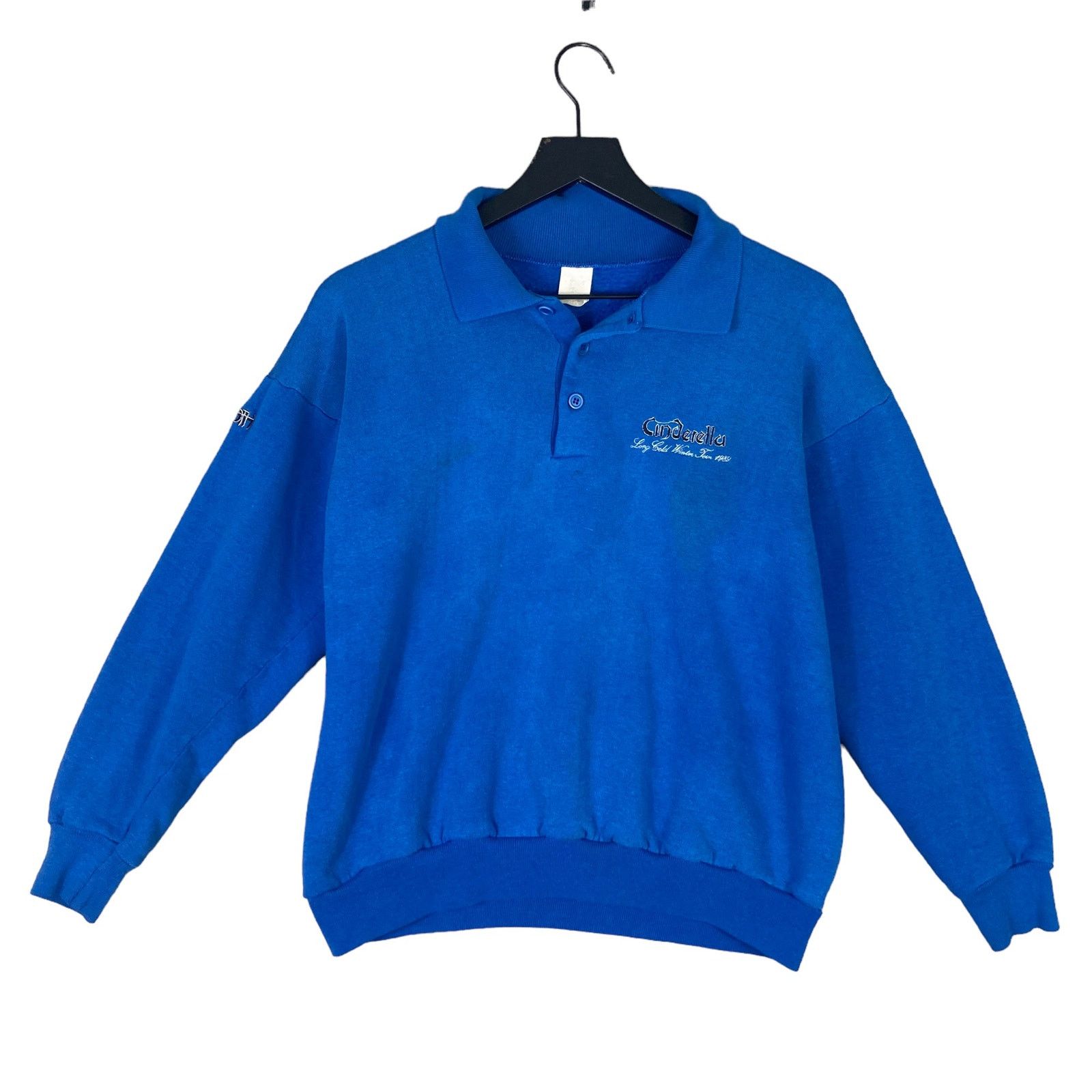 Tultex Cinderella Long Cold Winter 1989 Vintage Pullover Sweatshirt Size US M / EU 48-50 / 2 - 1 Thumbnail
