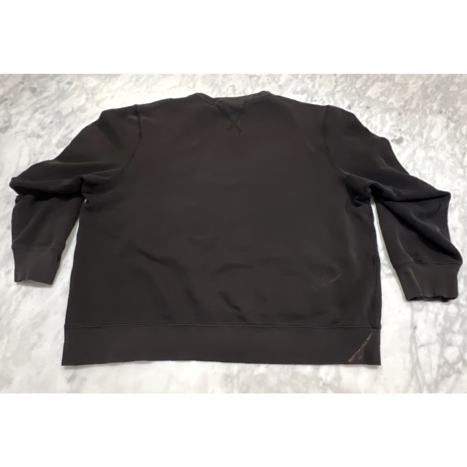 Vintage VINTAGE Ralph Lauren Polo Jeans Co. Crewneck Sweatshirt Men XL Black 90s Embroidered Fleece Heavyweight Pullover Size US XL / EU 56 / 4 - 7 Thumbnail
