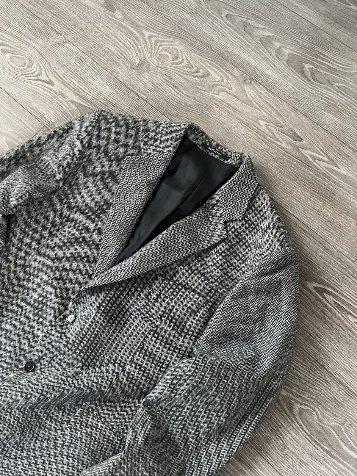 Burberry ‼️Vintage Burberry’s Virgin Wool / Viscose 90s Luxury Blazer Size 44R - 6 Thumbnail