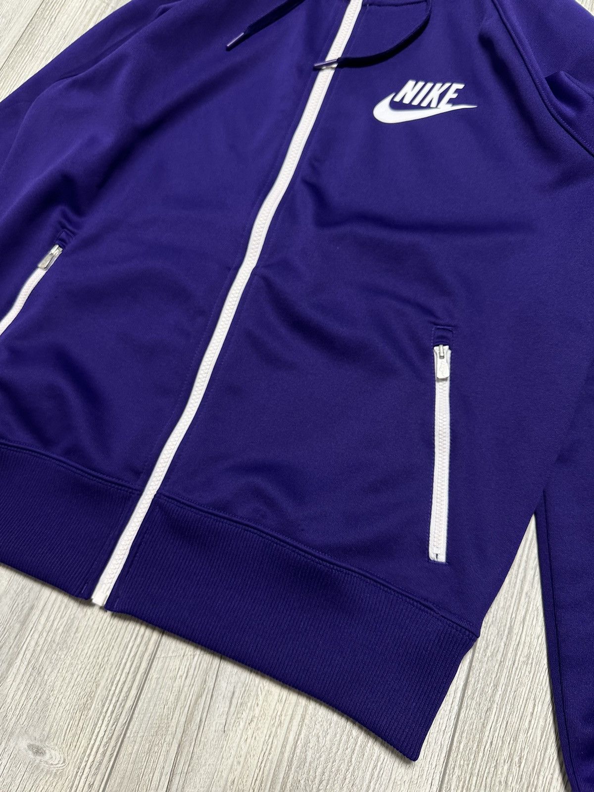 Vintage Vintage Zip-Up Hoodie Nike small swoosh y2k logo Size US M / EU 48-50 / 2 - 2 Thumbnail