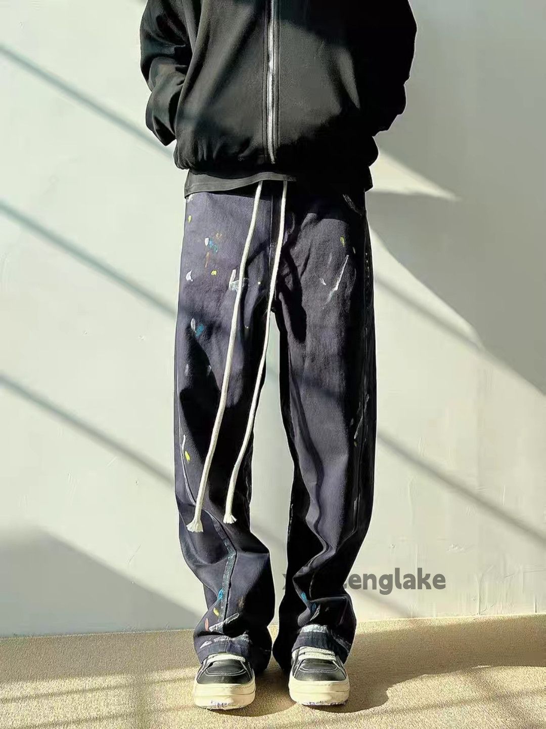 Vintage Unisex washed faded loose baggy hiphop cargo pants Size US 32 / EU 48 - 2 Thumbnail