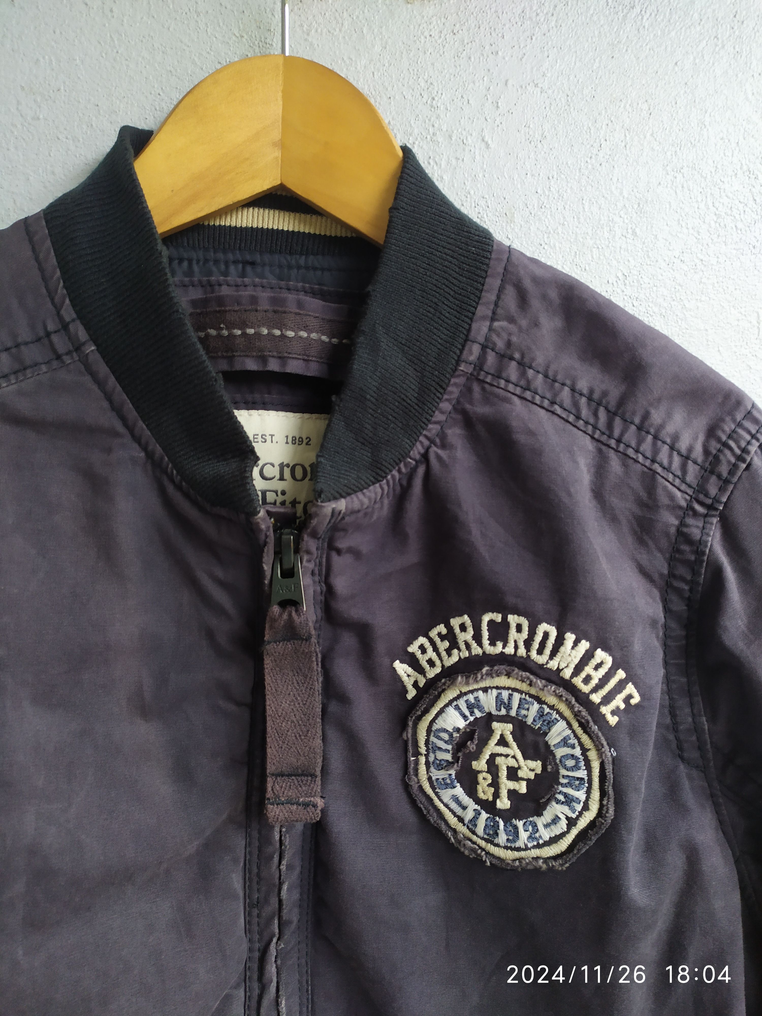 Japanese Brand Vintage Y2K Abercombie & Fitch Bull point Jacket Size US M / EU 48-50 / 2 - 3 Thumbnail