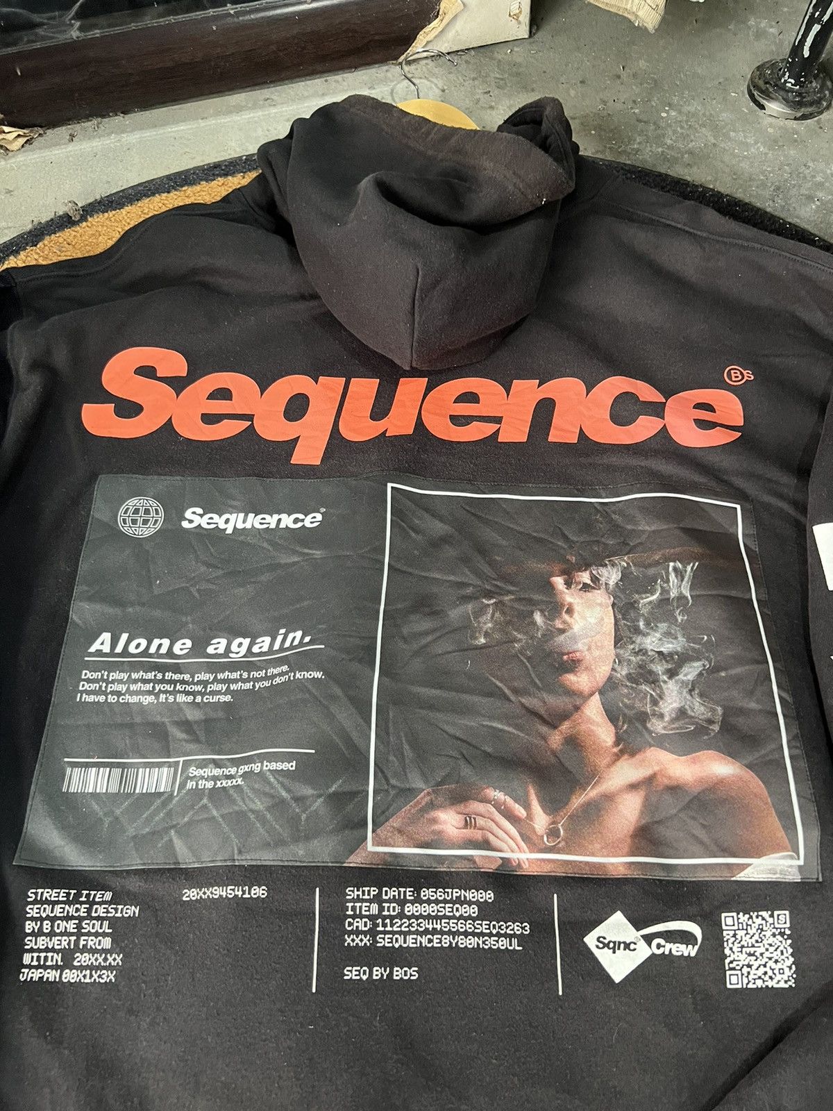 Other 🔥Oversize Rare Sequence B One Soul Hoodie Size US XXL / EU 58 / 5 - 12 Thumbnail