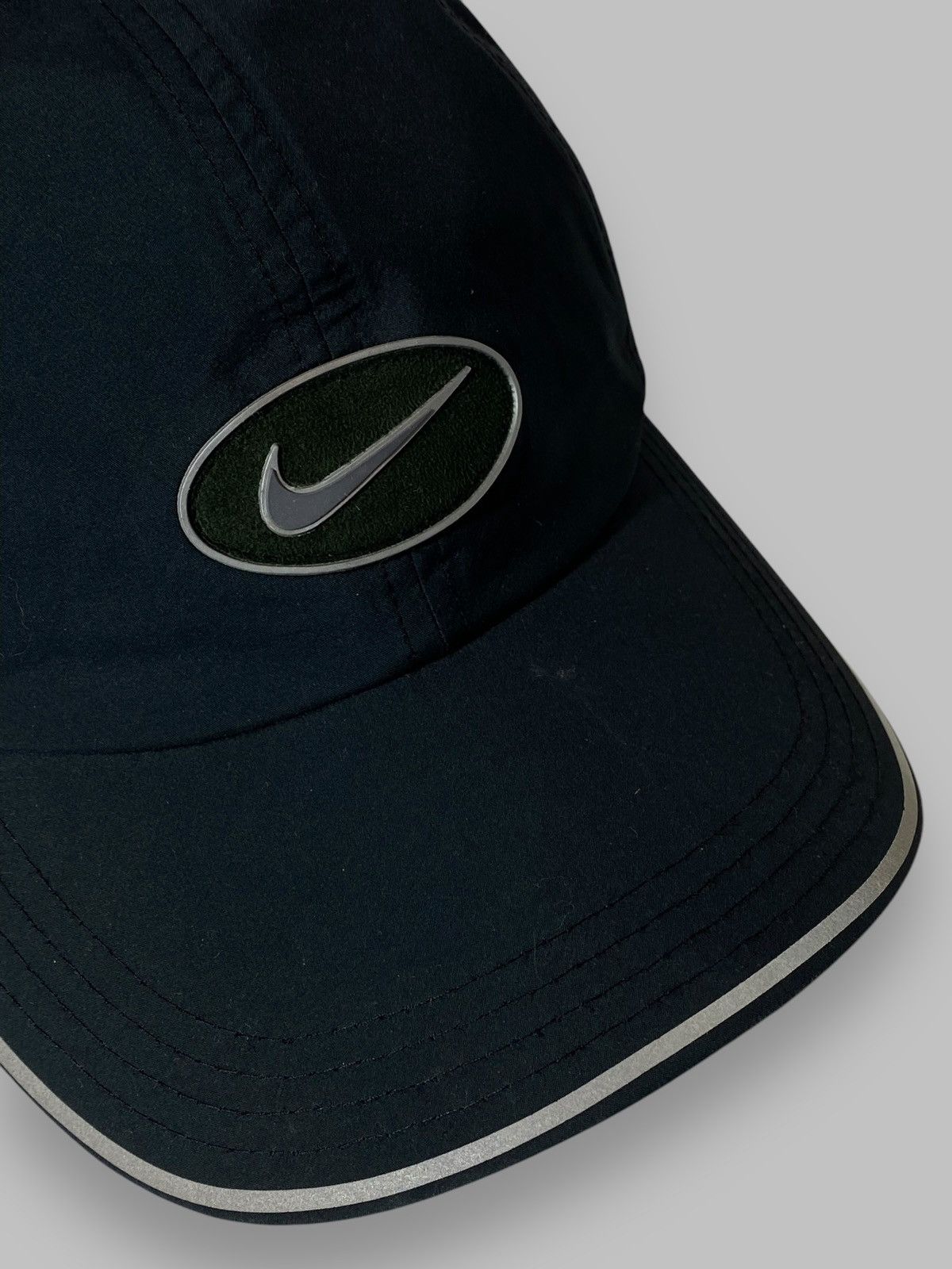 Nike Vintage Nike Swoosh Logo Y2k Hype Streetwear CAp Size ONE SIZE - 8 Thumbnail