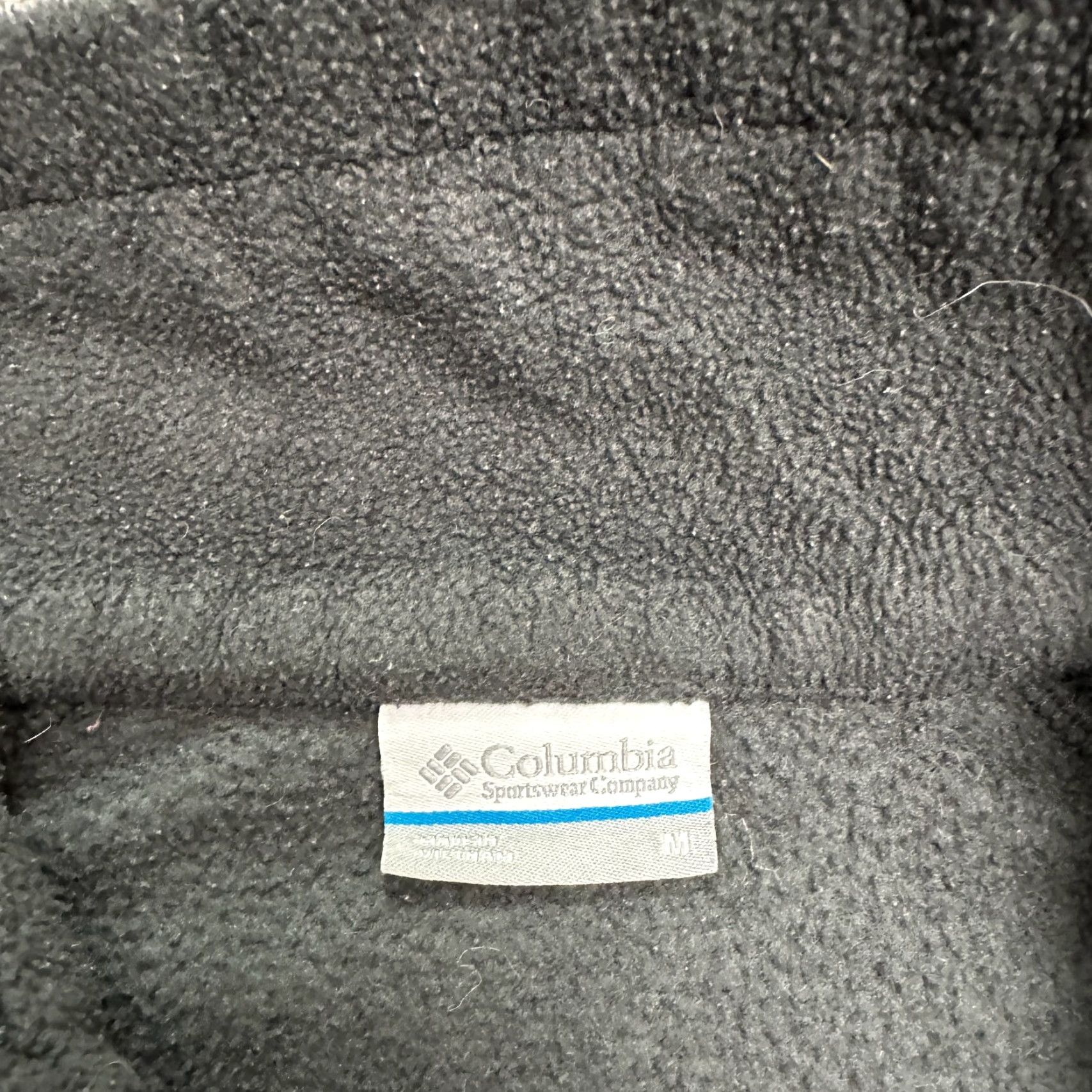 Vintage Columbia Jacket Women Medium Black Full Zip Benton Springs Fleece Outdoor Hiking Size M / US 6-8 / IT 42-44 - 5 Thumbnail
