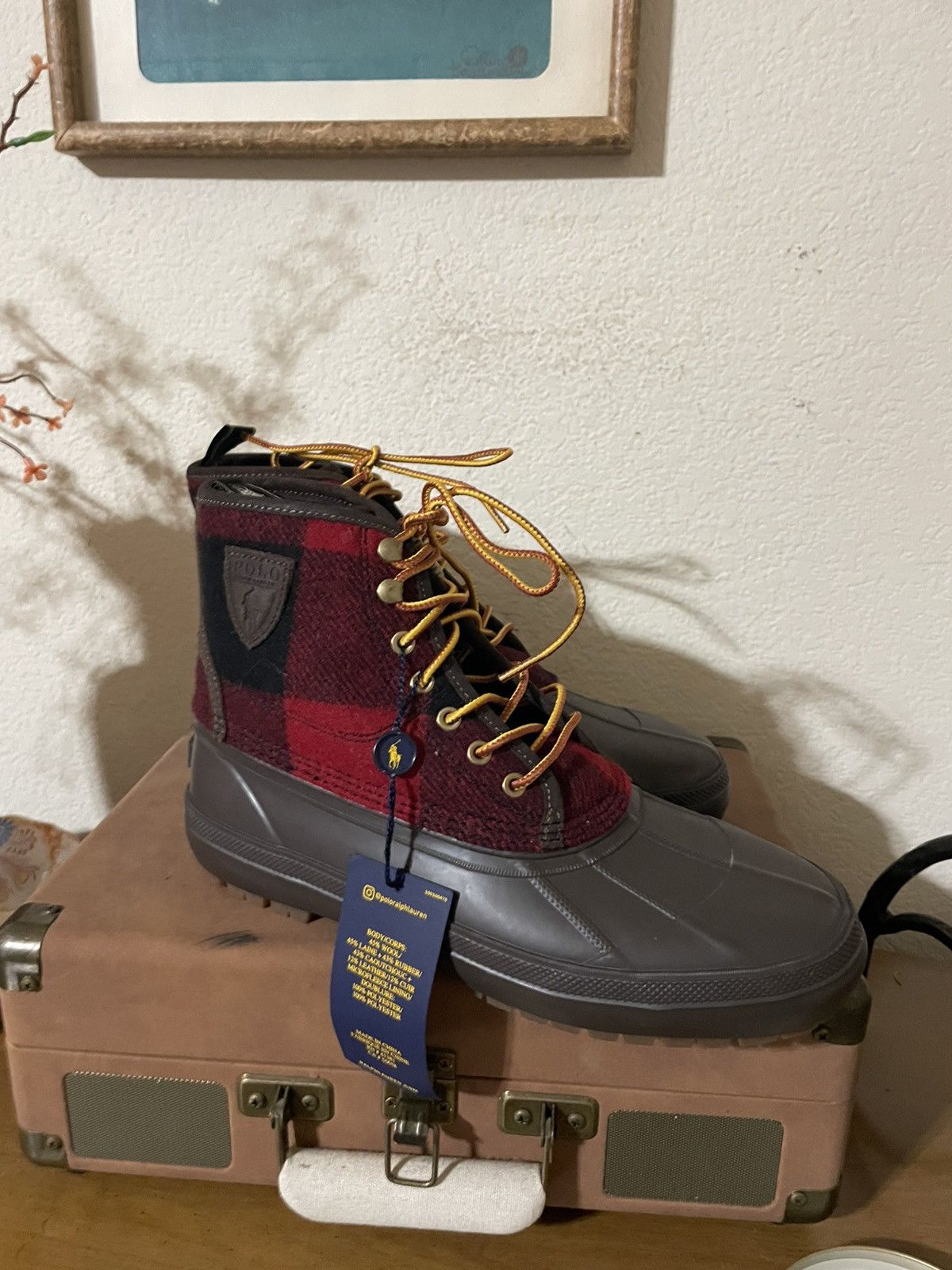 Polo Ralph Lauren Claus LaceUp Boots nwt Size US 9 / EU 42 - 3 Thumbnail
