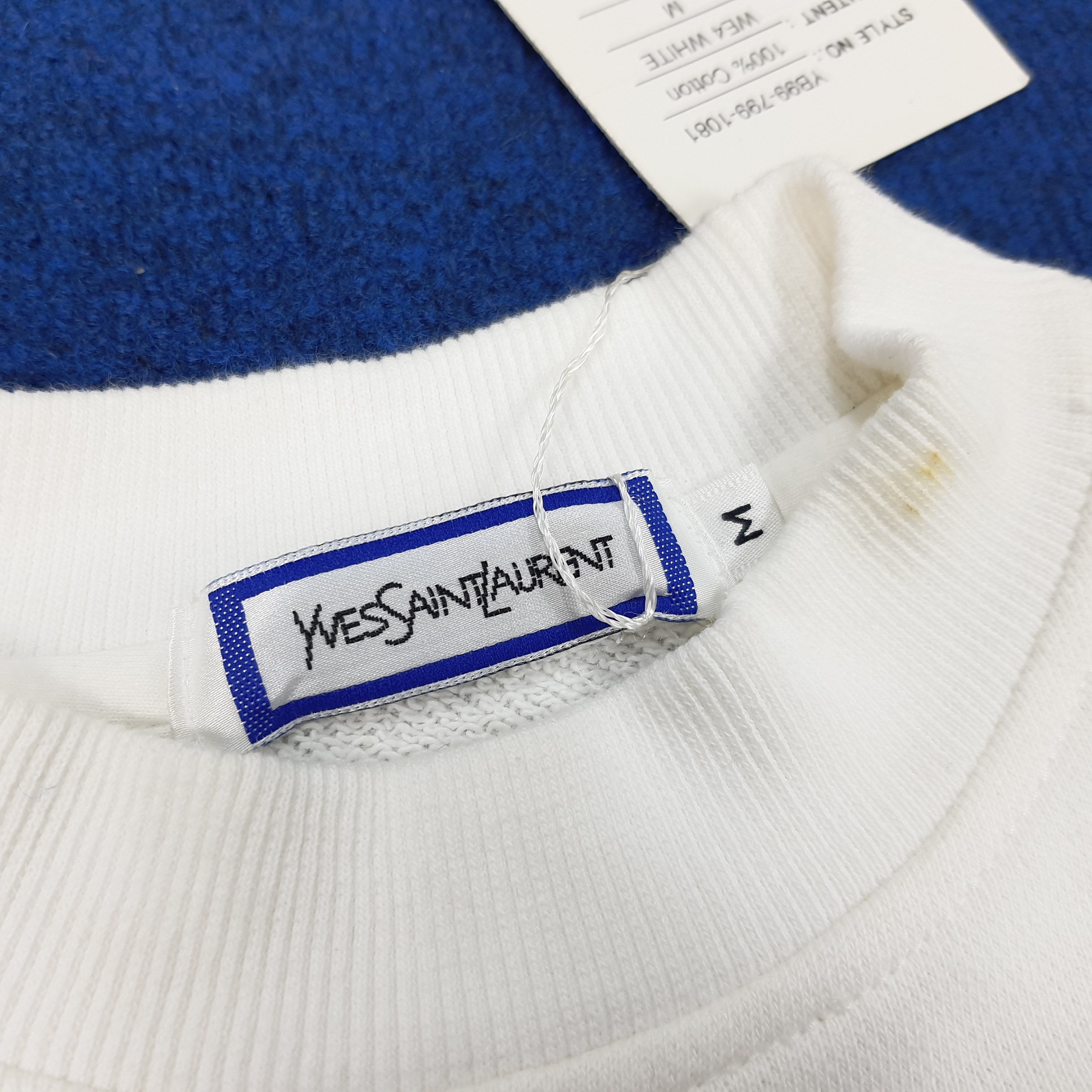 Vintage Vintage Yves Saint Laurent Paris Sweatshirt Size US M / EU 48-50 / 2 - 4 Thumbnail