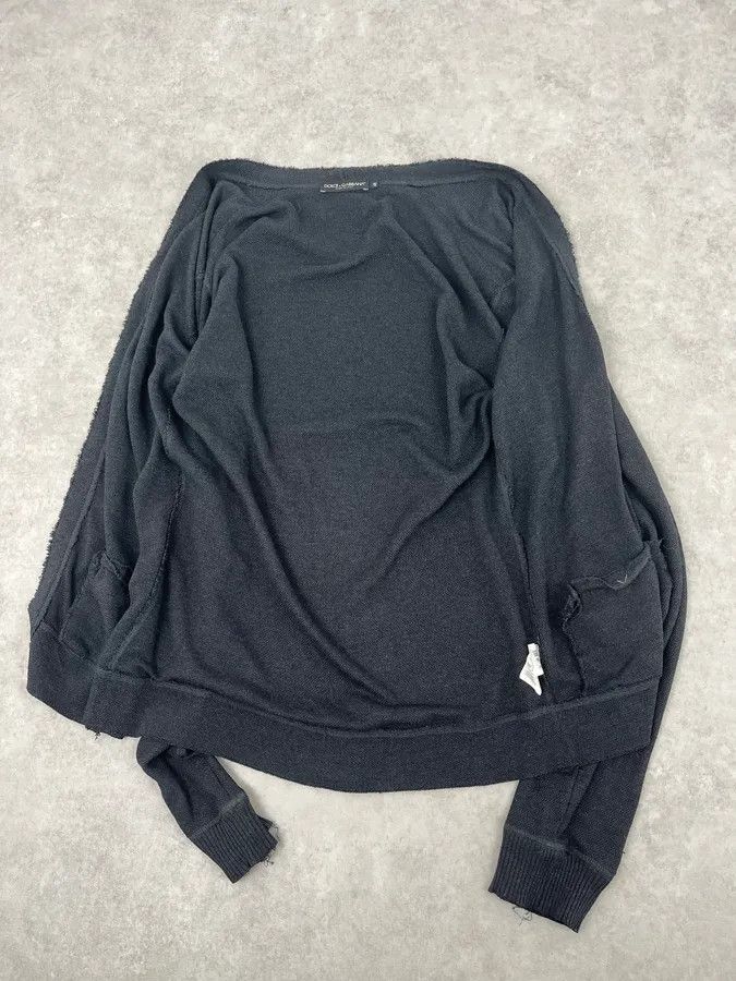 Dolce & Gabbana 2010s Dolce & Gabbana Black Minimalist Cardigan Sweater Size US M / EU 48-50 / 2 - 8 Thumbnail