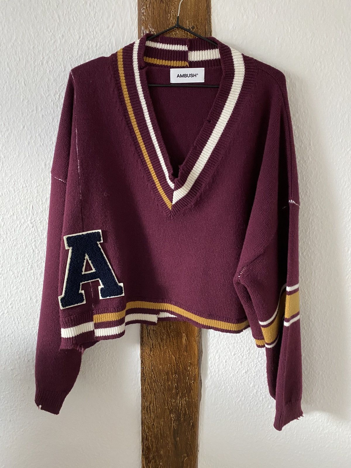 Ambush Design Ambush Cropped College Style Sweatshirt Size M / US 6-8 / IT 42-44 - 1 Thumbnail