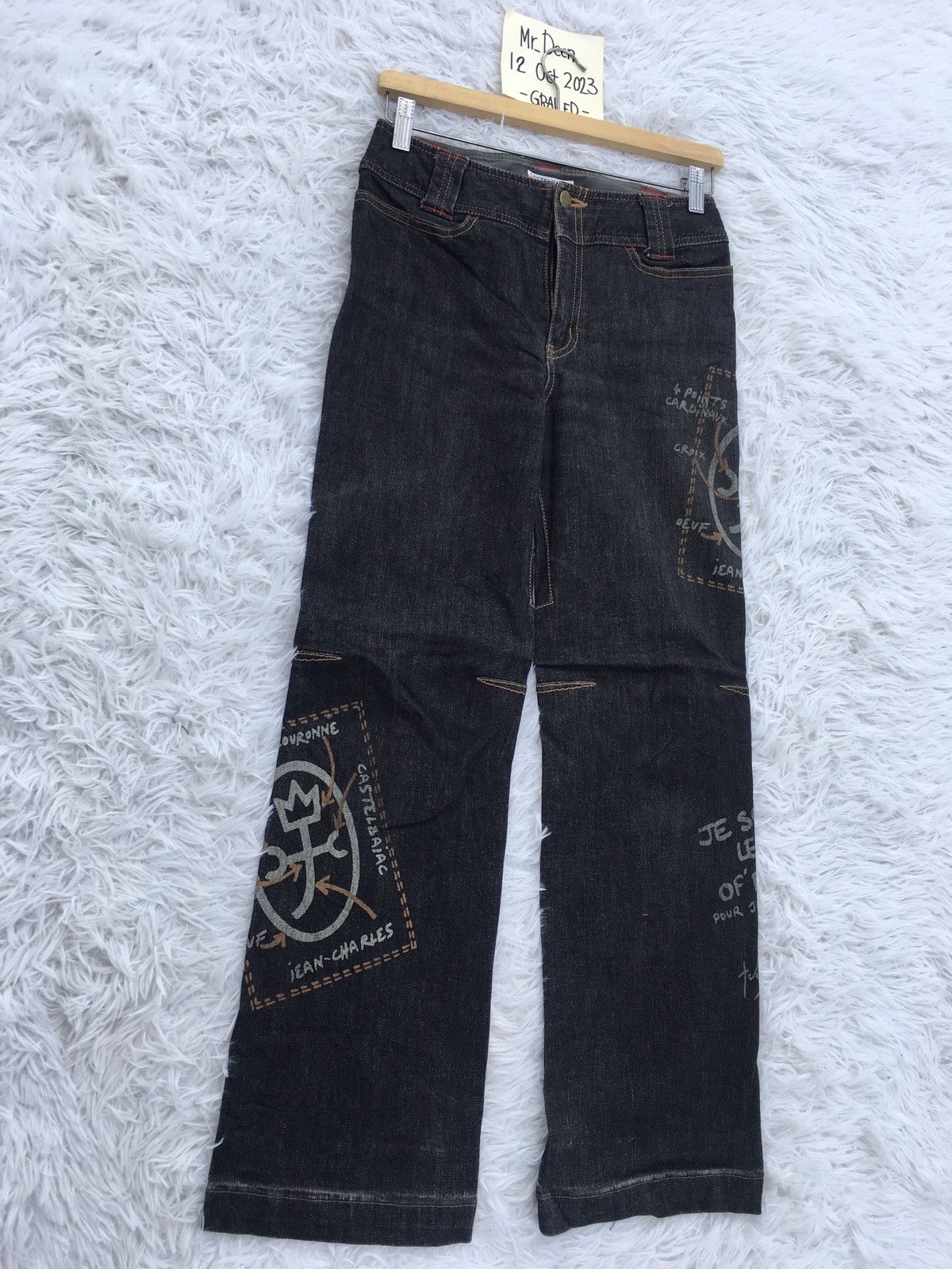 Jean Charles De Castelbajac Rare Vintage Jean Charles de Castelbajac Jean/Denim Size US 26 / EU 42 - 4 Thumbnail