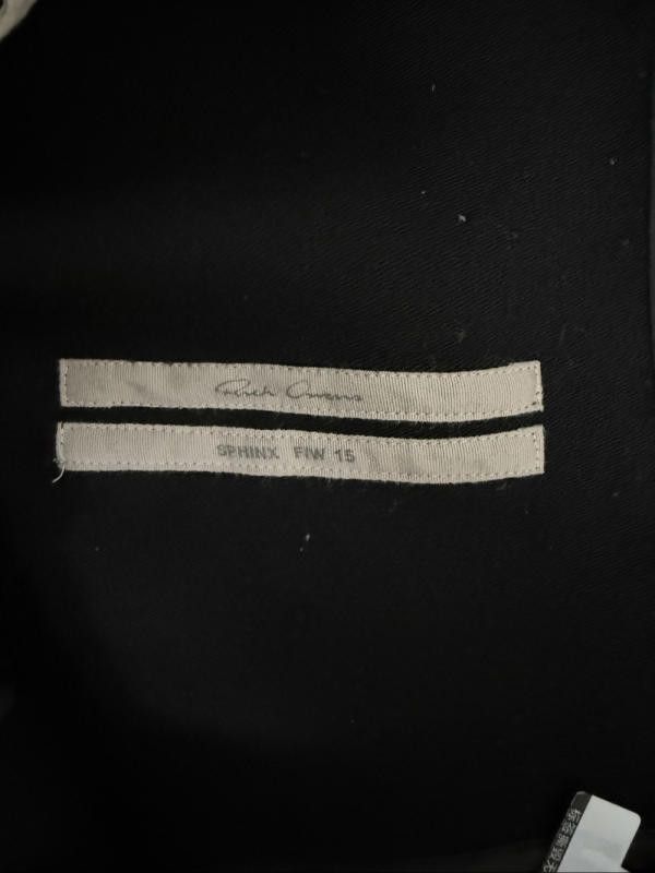 Rick Owens Rick Owens Black Wool Drawstring Pants Size US 34 / EU 50 - 4 Thumbnail