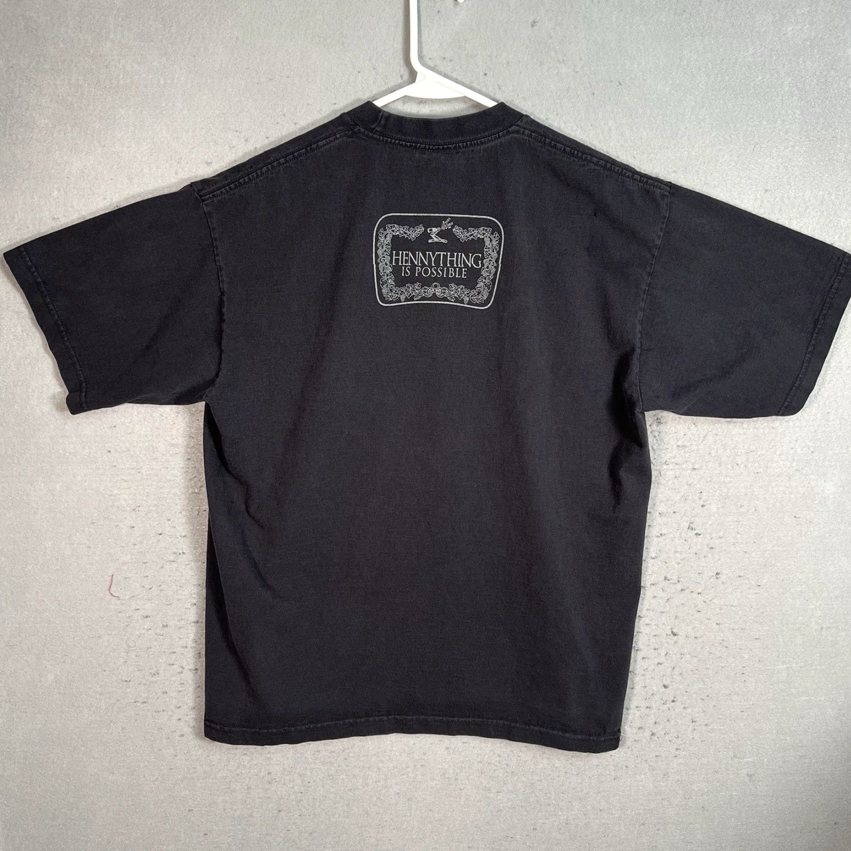 Vintage VINTAGE Pro Club Hennything Is Possible T-Shirt Men's XL Black 2000s Graphic Tee Sportswear Size US XL / EU 56 / 4 - 6 Thumbnail