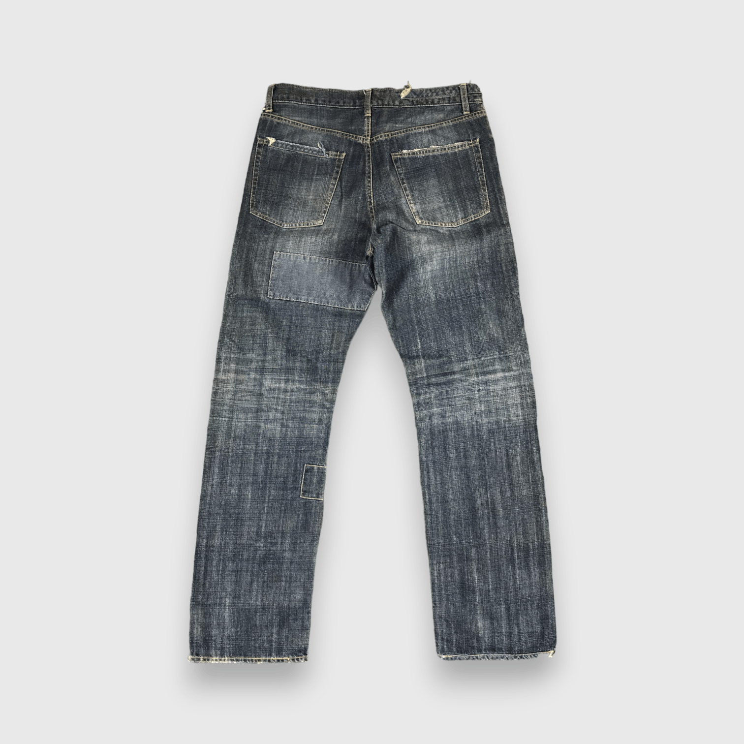 Journal Standard Journal Standard Patch Work Jeans Distressed Denim -J538 Size US 32 / EU 48 - 2 Thumbnail