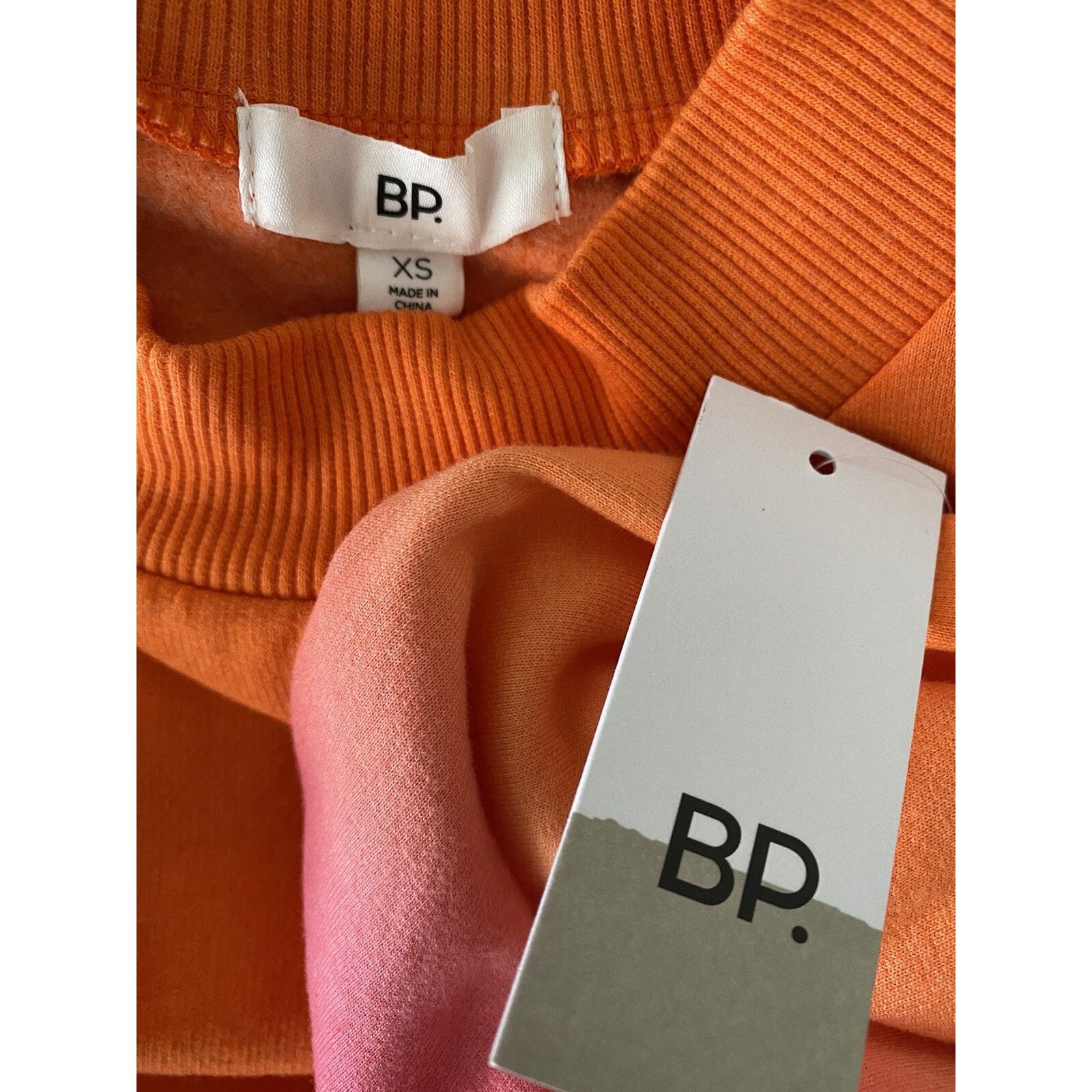 BP. BP. Dip Dye Crewneck Sweatshirt In Red XS Sweater A003136 Size XS / US 0-2 / IT 36-38 - 5 Thumbnail