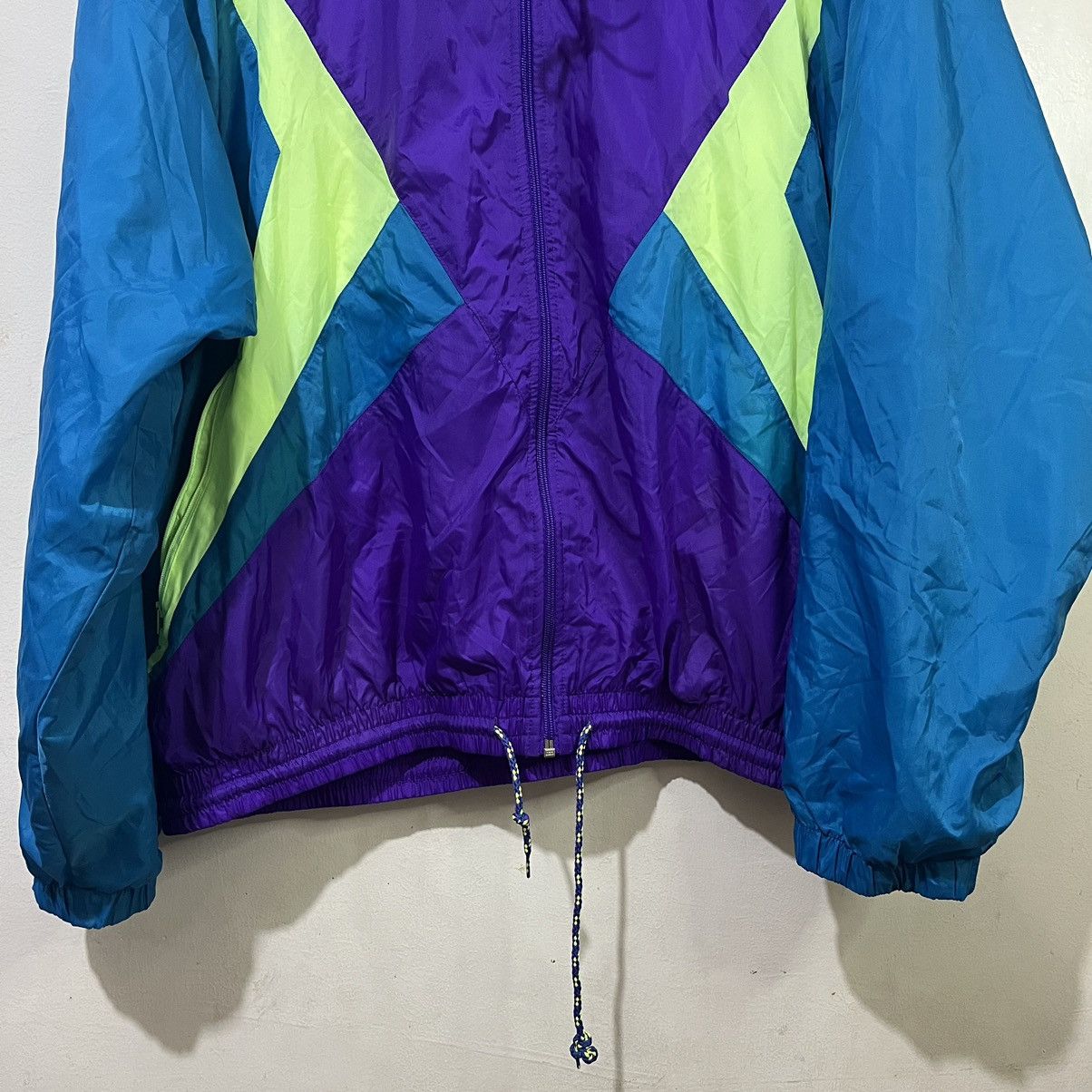 Nike 90's Nike Tritone Zip Up Windbreaker Jacket Size US XL / EU 56 / 4 - 3 Thumbnail