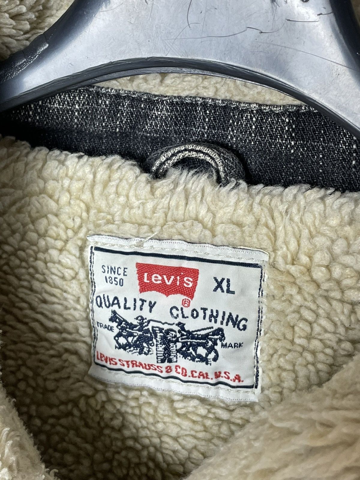Levi's × Vintage Levi’s Vintage Made in U.S.A Sherpa Jacket 90s Size US XL / EU 56 / 4 - 9 Thumbnail