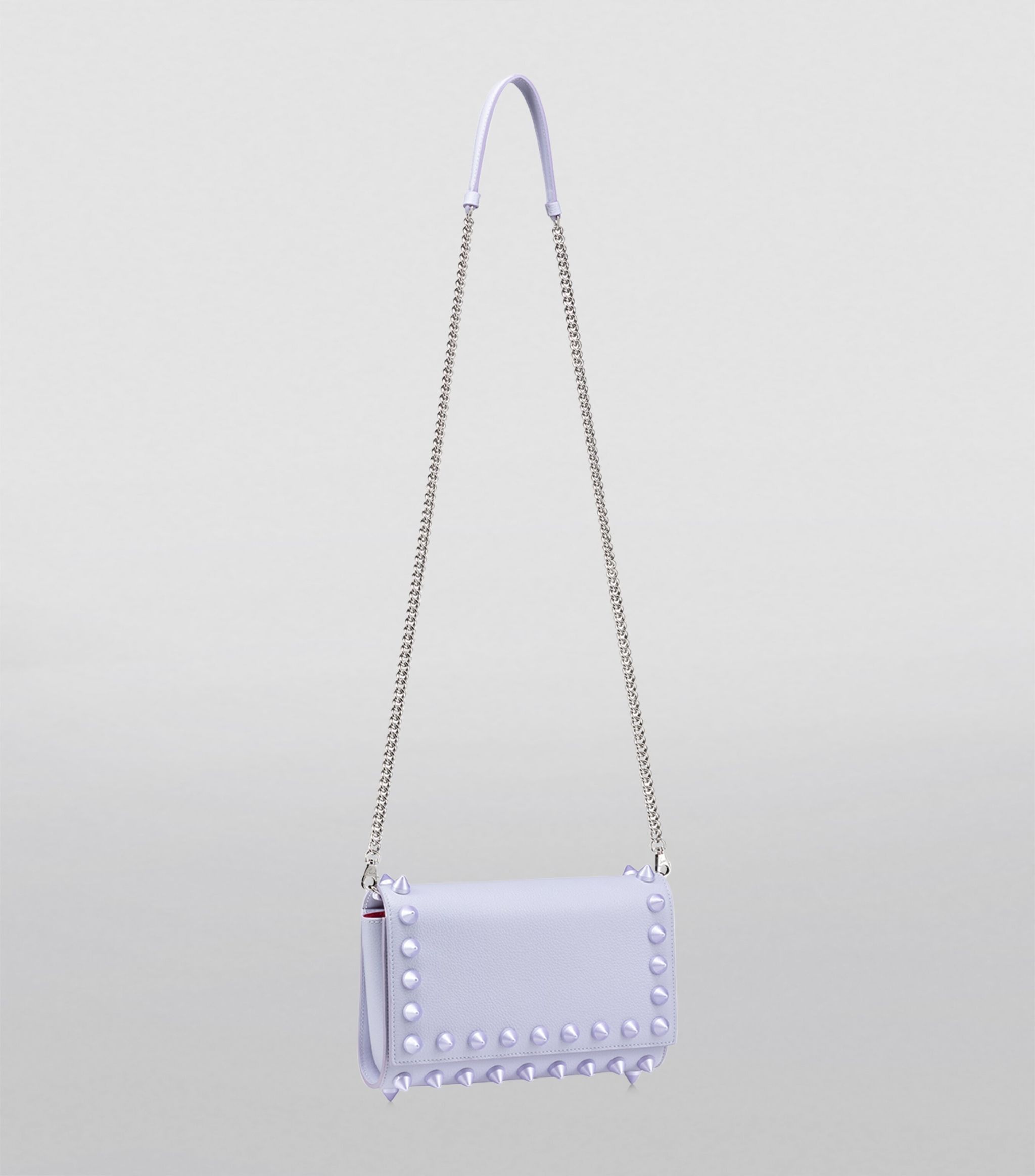 Christian Louboutin CHRISTIAN LOUBOUTIN Paloma lilac skylight studs shoulder bag Size ONE SIZE - 2 Thumbnail