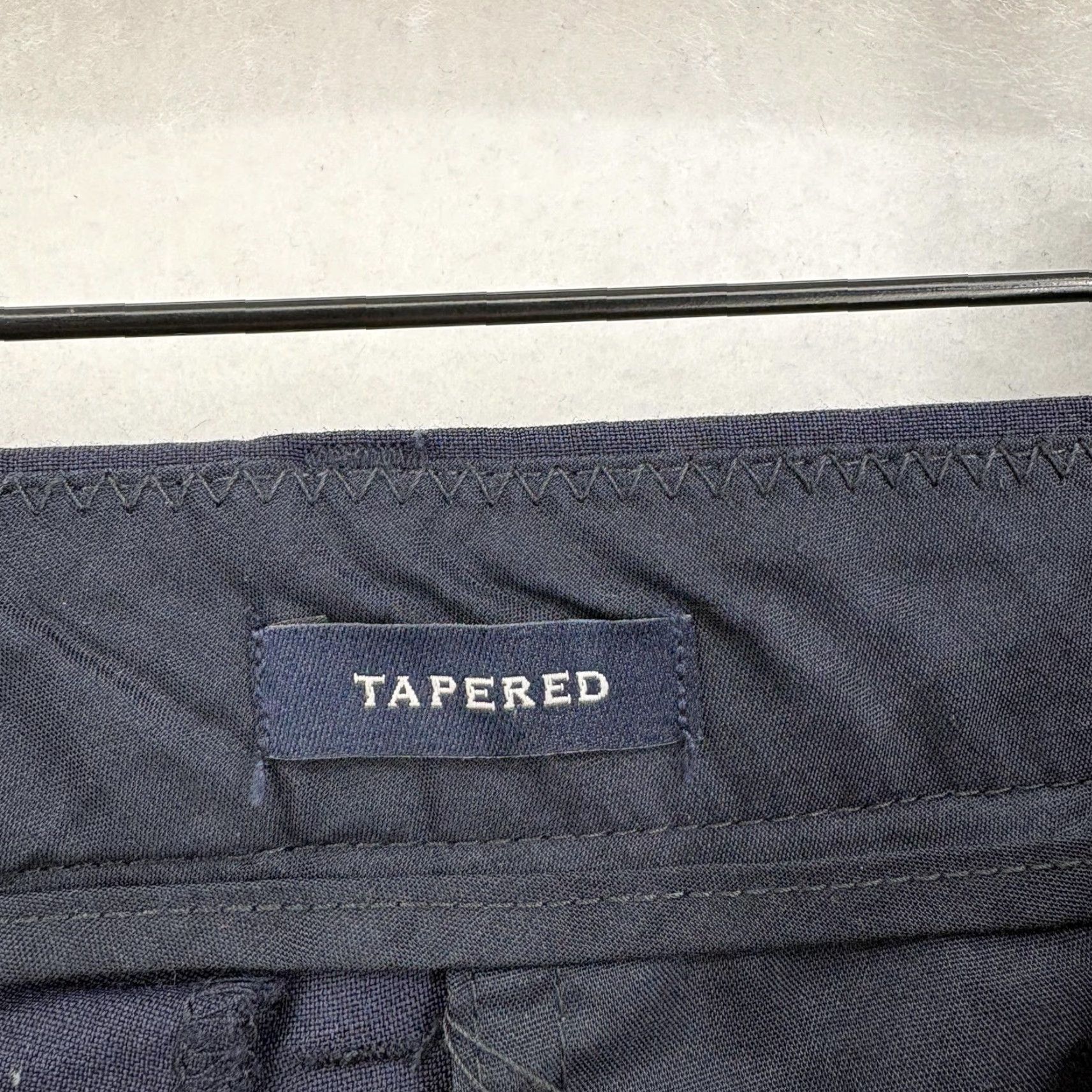 J.Crew J.CREW Thompson Pants Mens 36x28 Wool Blend Tapered Dress Slim Flat Front Blue Four Season Business Formal Size US 36 / EU 52 - 5 Thumbnail