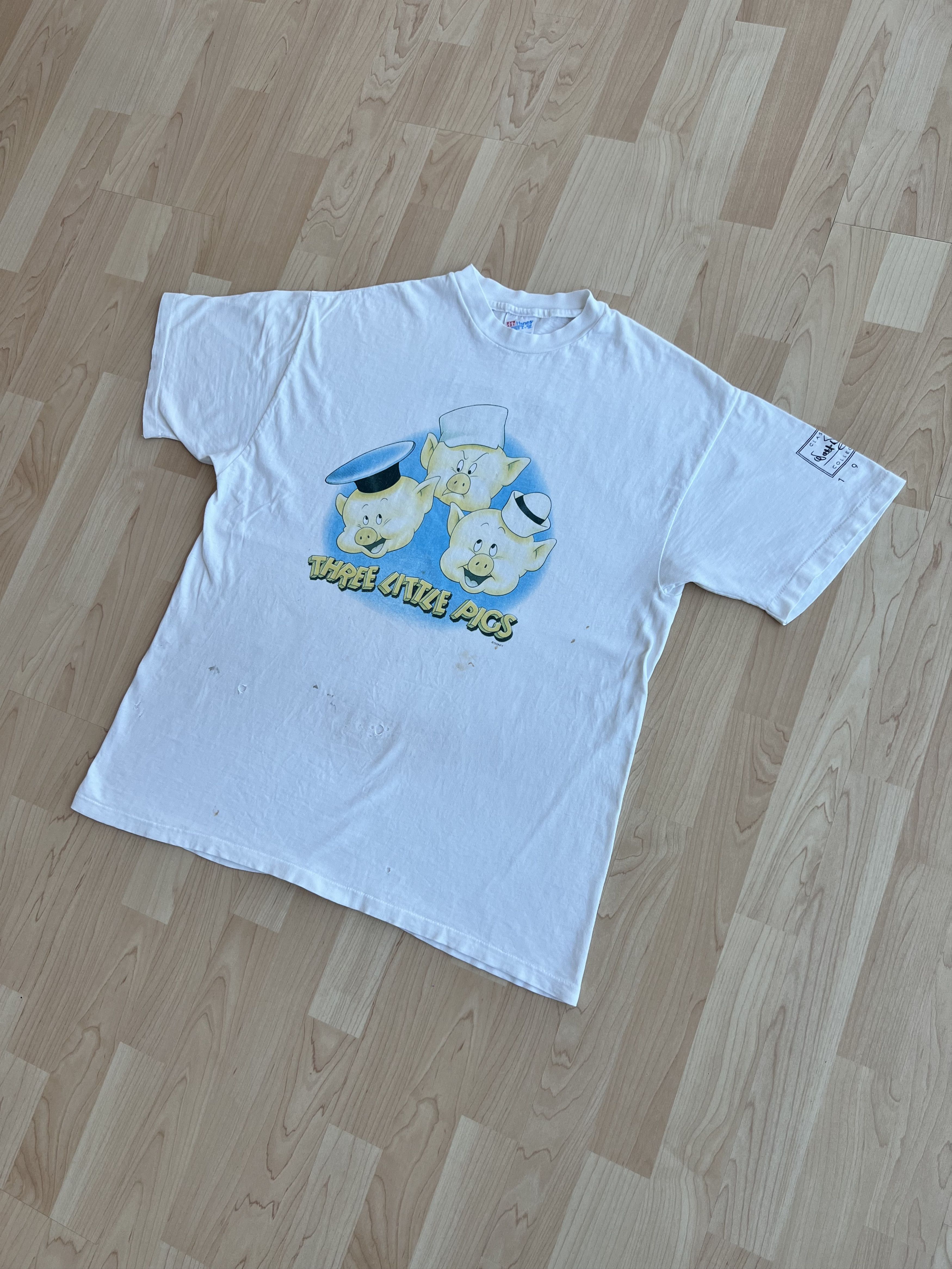 Disney Vintage 1994 Walt Disney Three Little Pigs Movie Size US XL / EU 56 / 4 - 3 Thumbnail