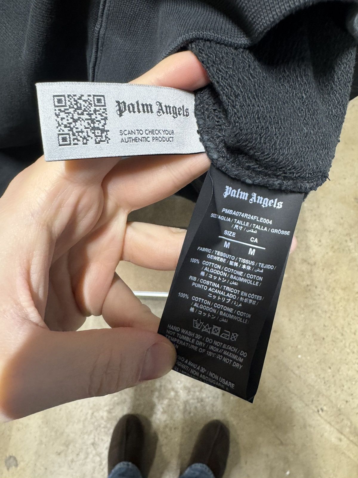 Palm Angels Palm Angels Burning Logo Printed Sweatshirt NEW 650$ Size US M / EU 48-50 / 2 - 8 Thumbnail
