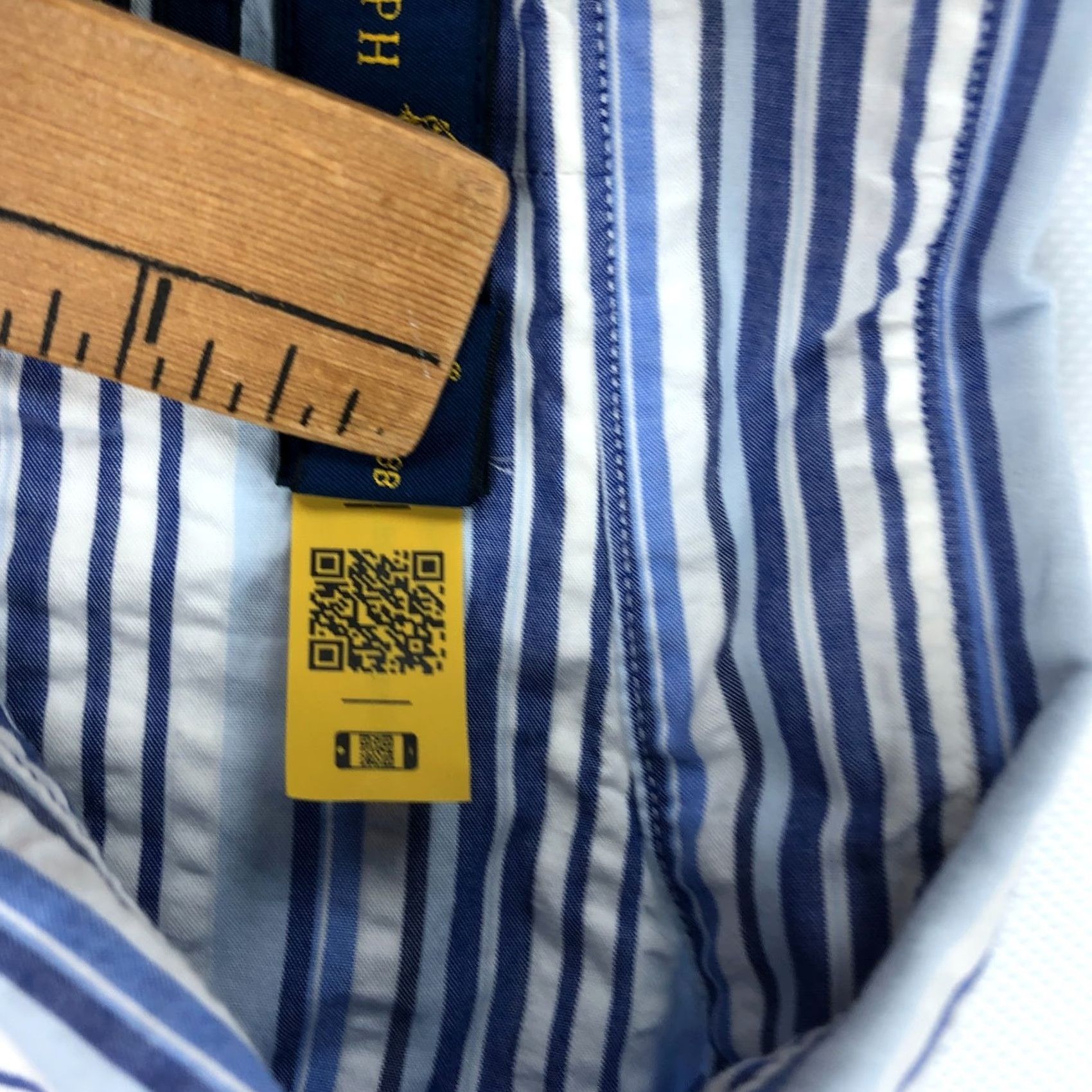 Ralph Lauren Ralph Lauren Shirt Mens XXL Prepster Classic Fit Seersucker Blue Stripe Casual/Office/Travel Button-Up Short Sleeve Size US XXL / EU 58 / 5 - 5 Thumbnail