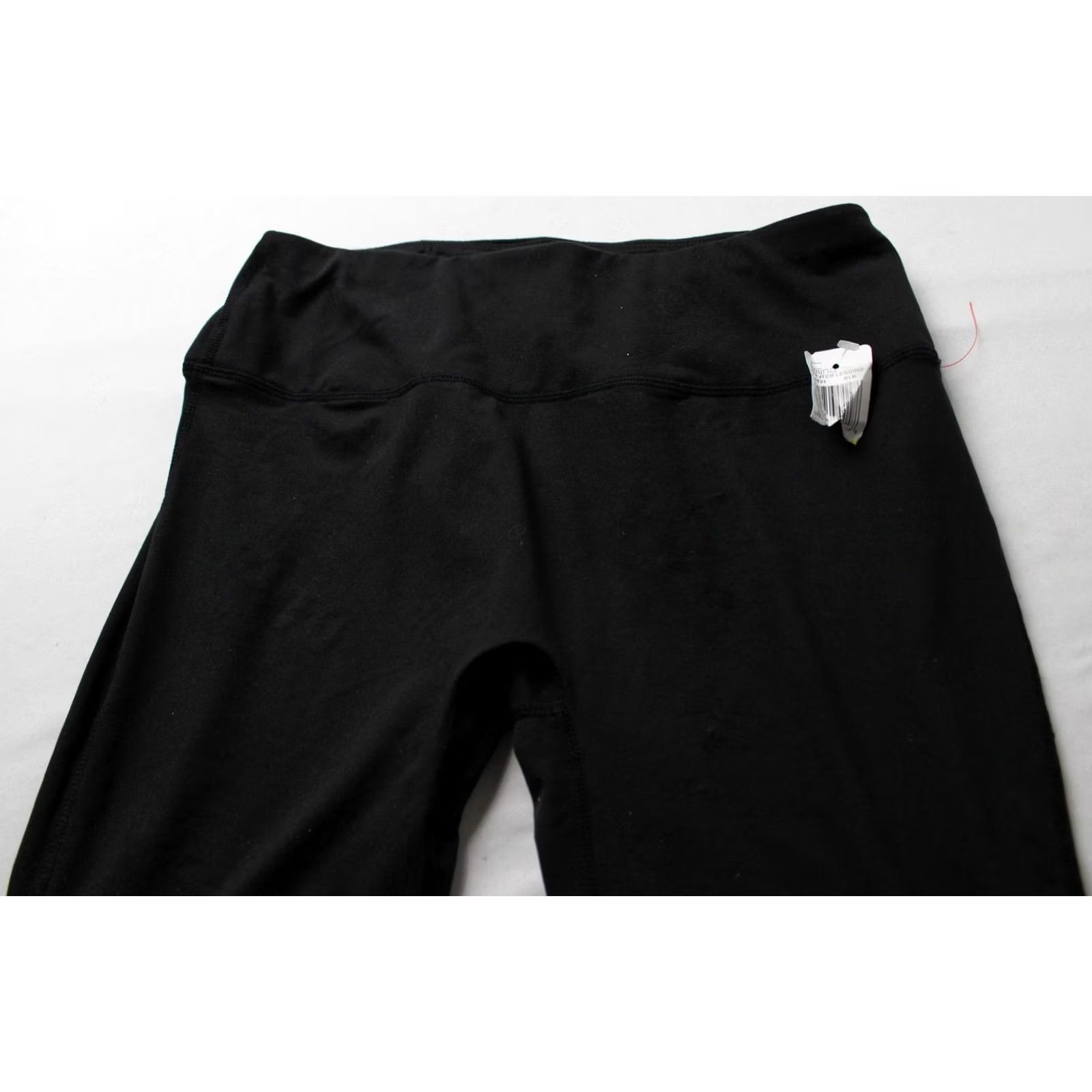 Vintage Felina Women's Velvety Soft High-Waisted 4-Way Stretch Leggings EH6 Black Medium Size 32" / US 10 / IT 46 - 4 Thumbnail