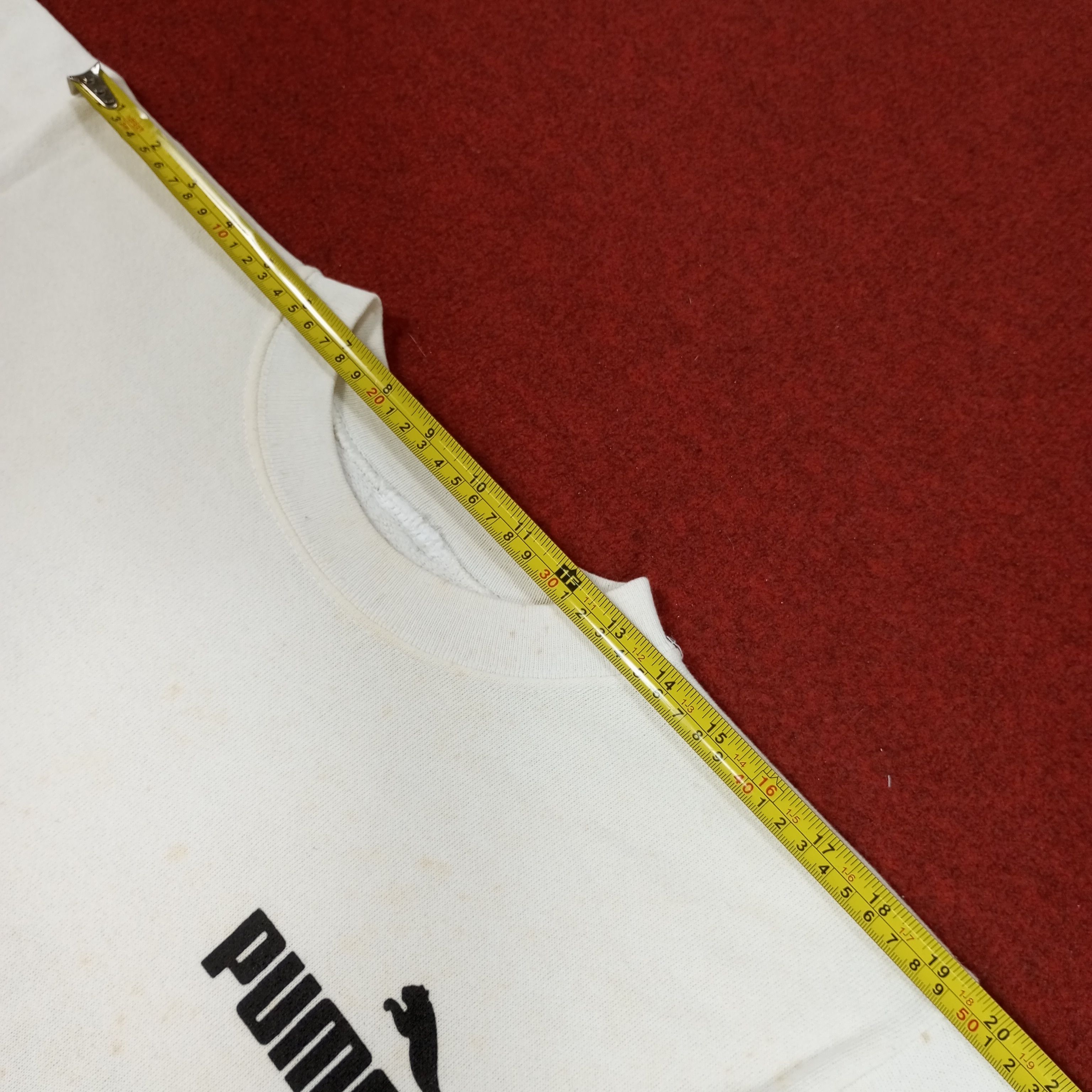 Puma × Vintage Puma Spellout Logo Design Sweatshirt Size US S / EU 44-46 / 1 - 12 Thumbnail