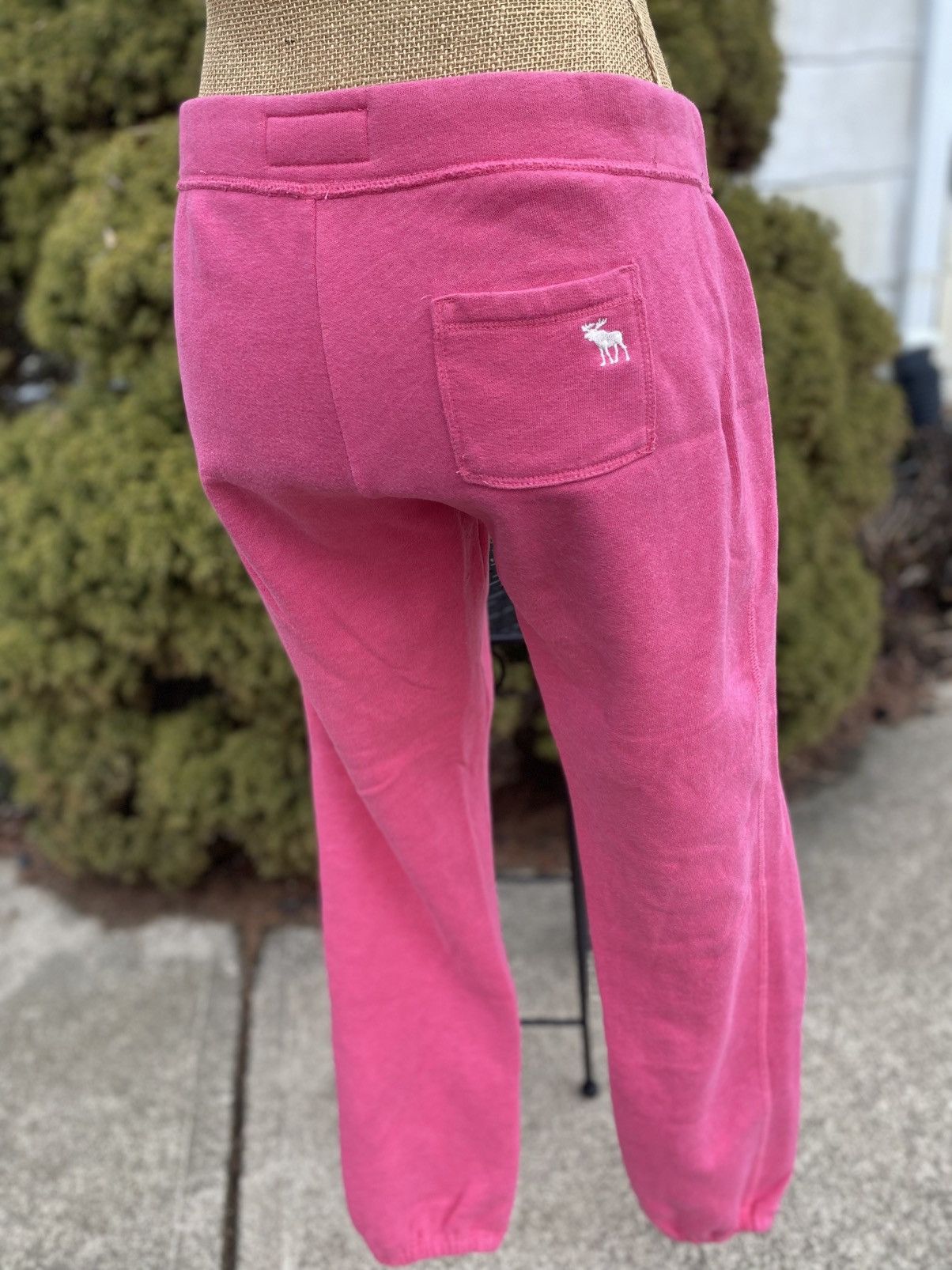 Abercrombie & Fitch Vintage ‘09 Abercrombie & Fitch Jogger Sweatpants Pink S Size 26" / US 2 / IT 38 - 6 Thumbnail