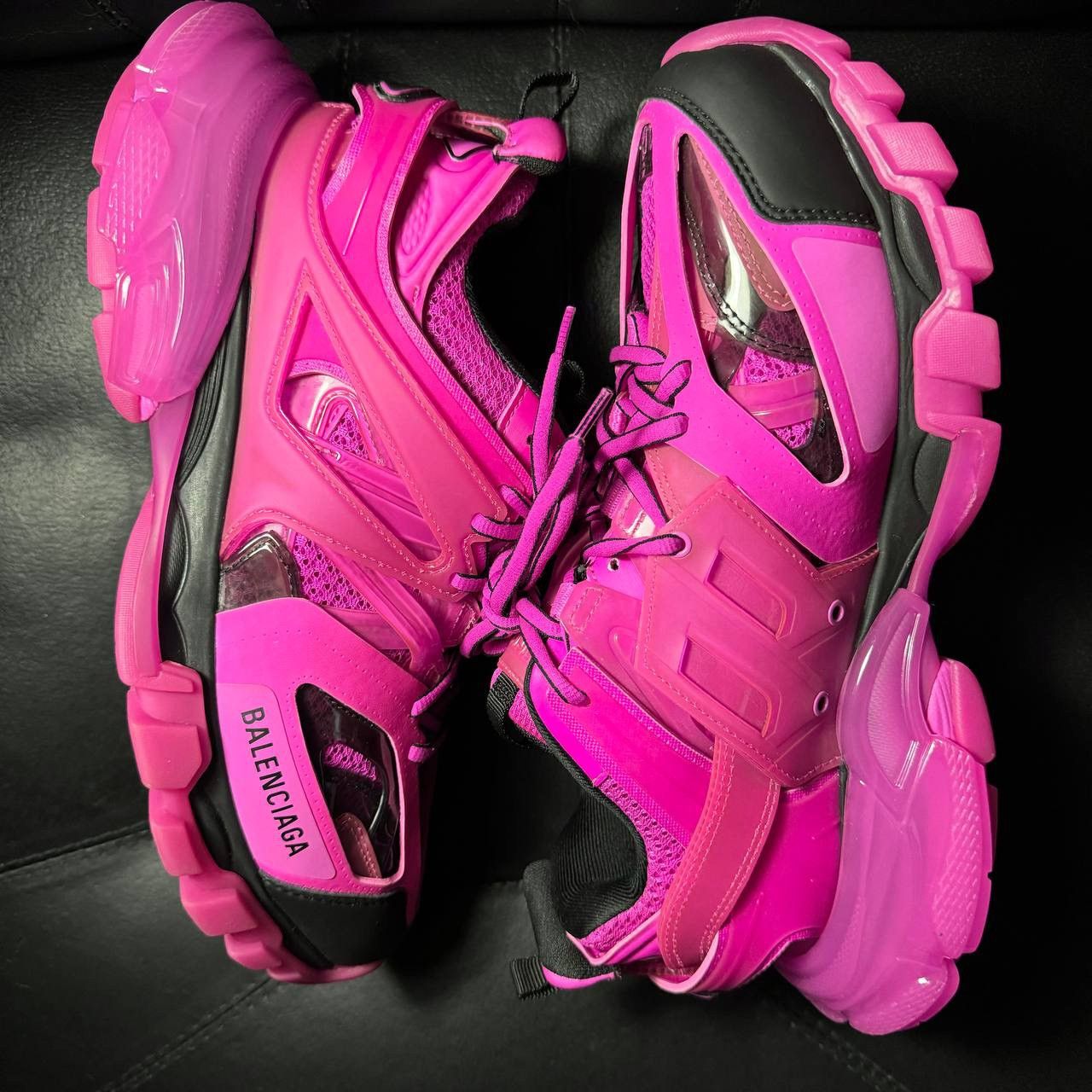 Balenciaga Balenciaga track 1 crearsole dark pink Size US 7 / EU 40 - 4 Thumbnail