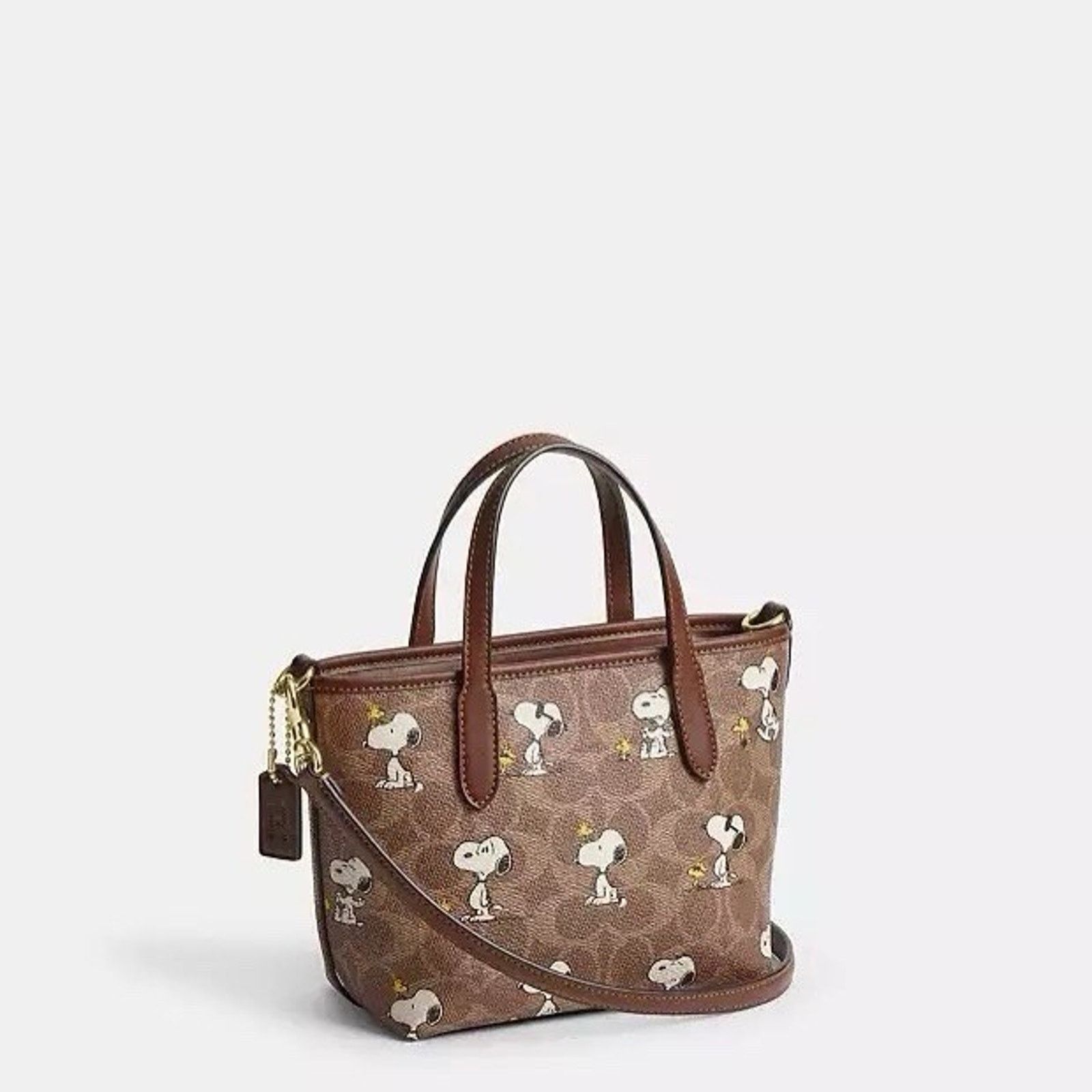 Coach NWT Coach X Peanuts City Mini Tote Bag Snoopy BS83 Size ONE SIZE - 8 Thumbnail