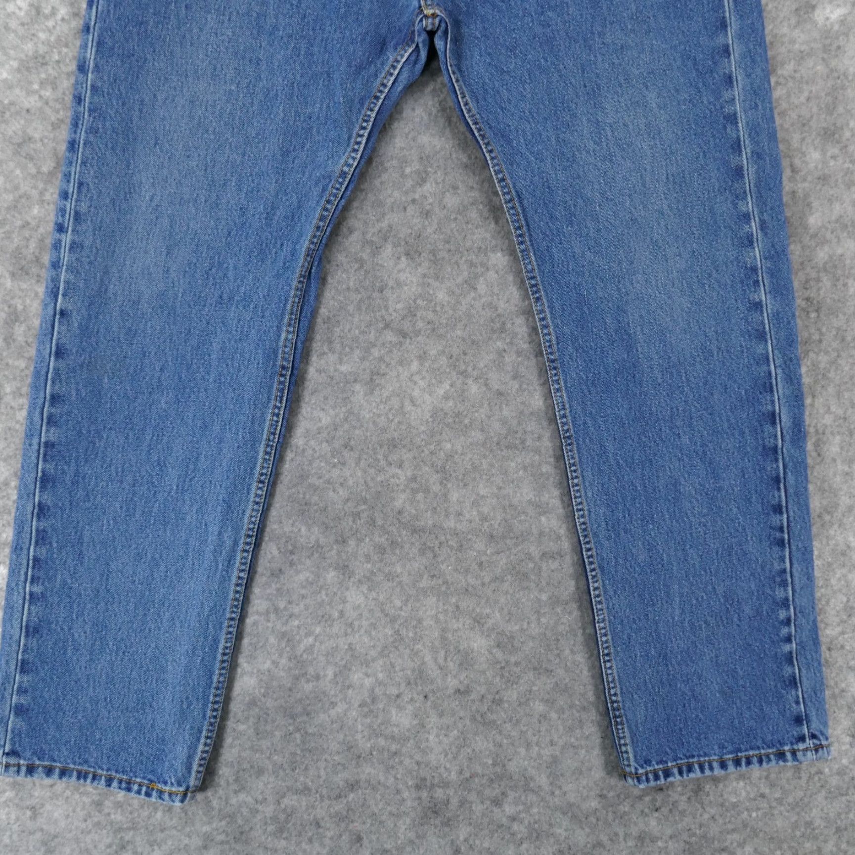 Levi's Levi's 505 Jeans Mens 36x32 Regular Straight Med Wash Size US 36 / EU 52 - 5 Thumbnail