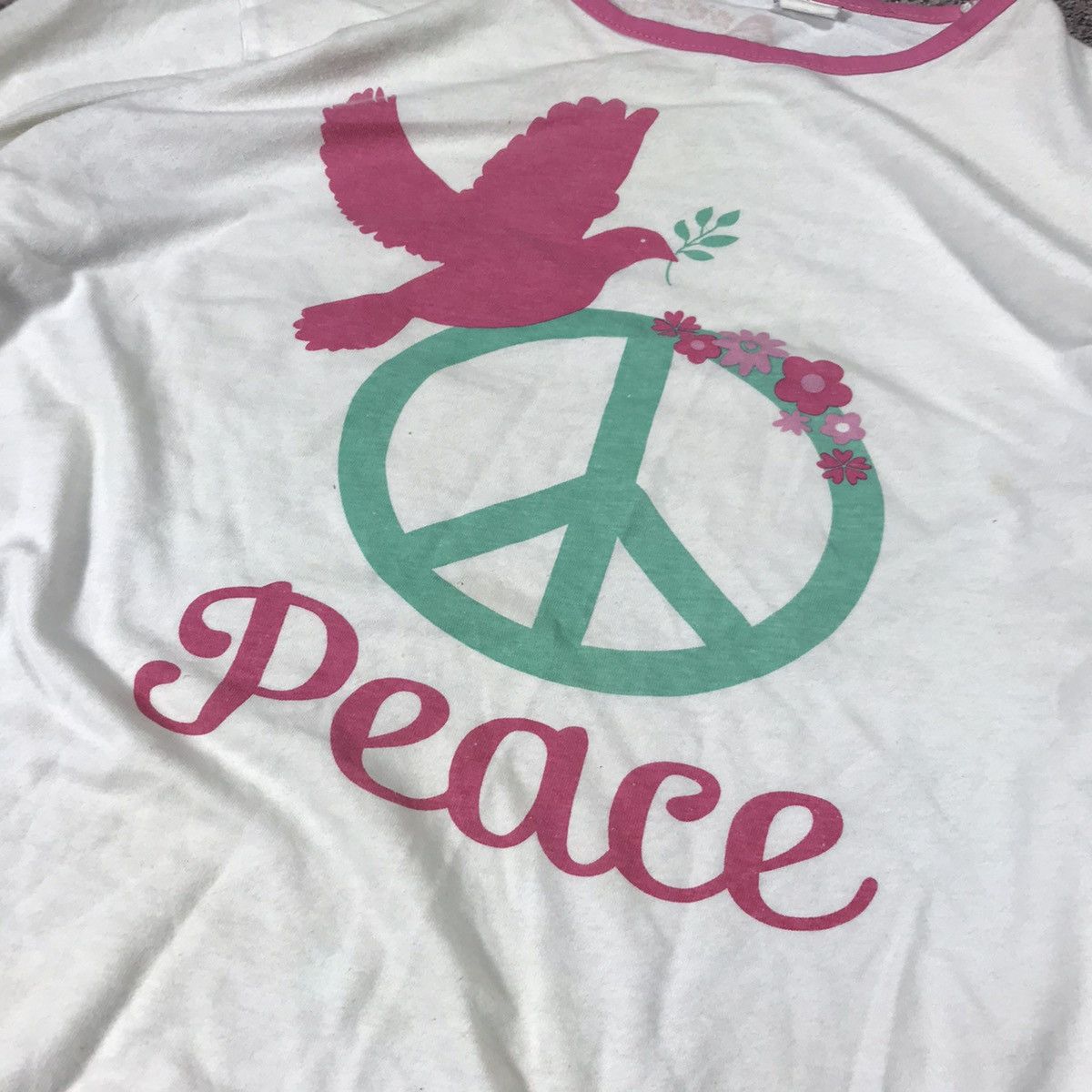 Vintage Vintage Y2K Graphic Longsleeve Peace Bird Tee Streetwear S Size S / US 4 / IT 40 - 5 Thumbnail