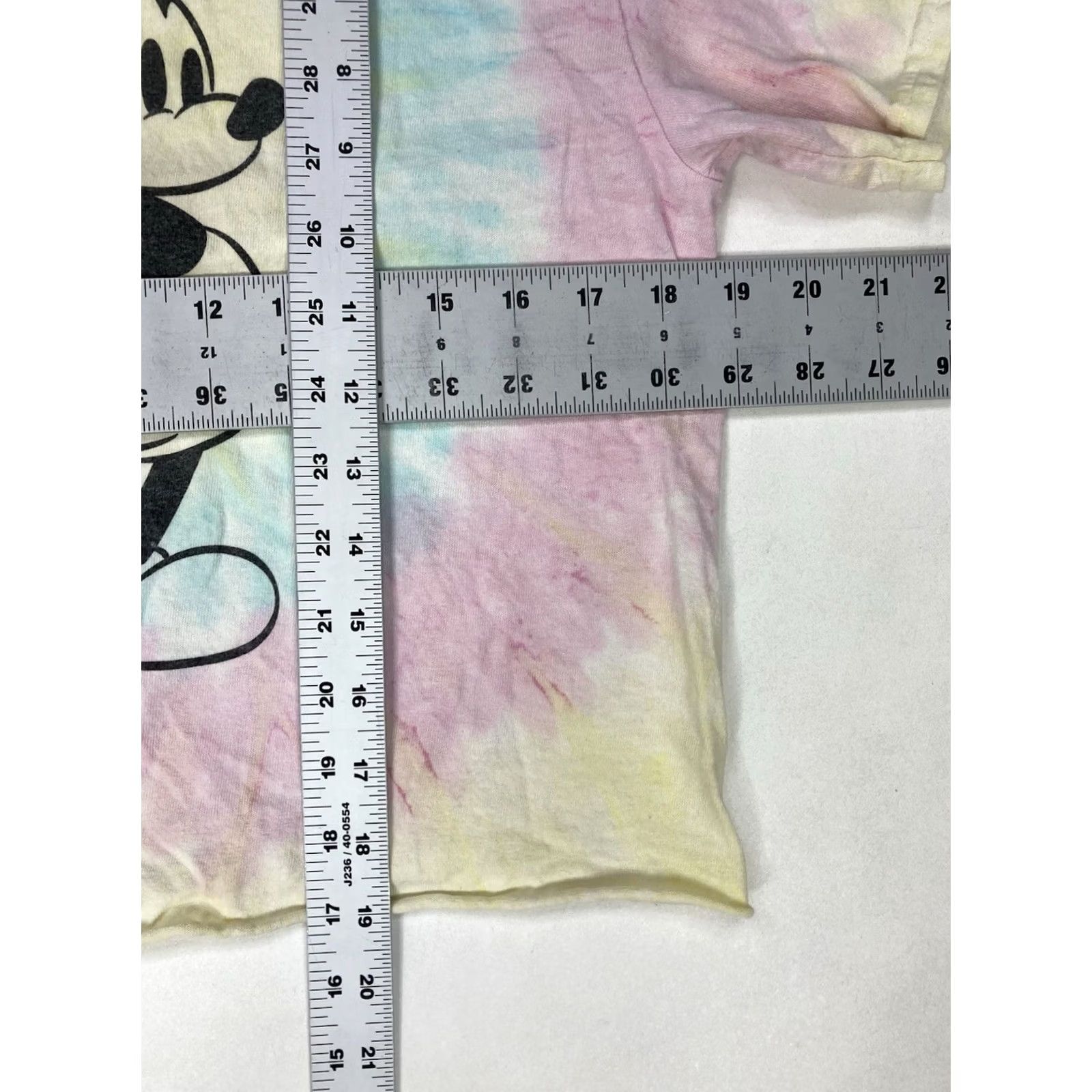 Disney Disney Mickey Mouse Crop Retro Graphic T-Shirt Women Small Multicolor Tie Dye Shirt Size S / US 4 / IT 40 - 6 Thumbnail