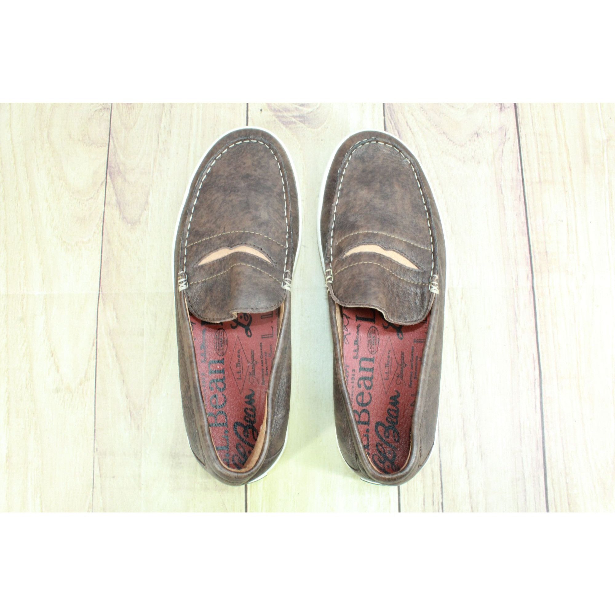 L.L. Bean L.L.Bean Mountainville Brown Penny Loafers Men’s 10M Size US 10 / EU 43 - 7 Thumbnail
