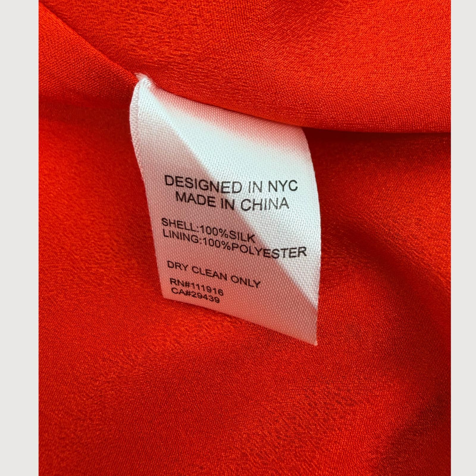 Other Yumi Kim Silk Wrap Dress Red Floral Mini M Romantic Size 32" / US 10 / IT 46 - 5 Thumbnail