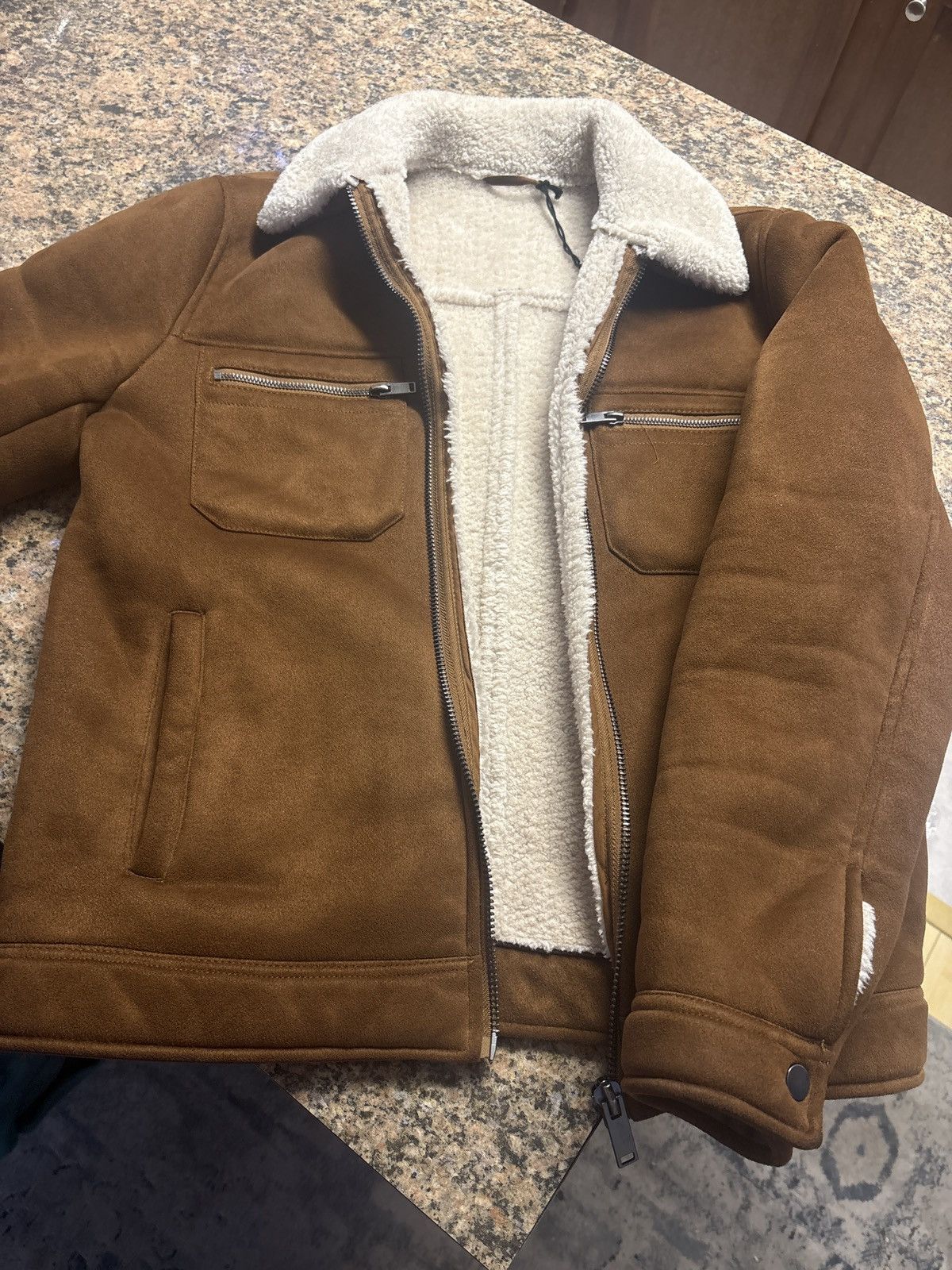 Pacsun Tan Faux Fur Pacsun Coat Medium Size US M / EU 48-50 / 2 - 1 Thumbnail