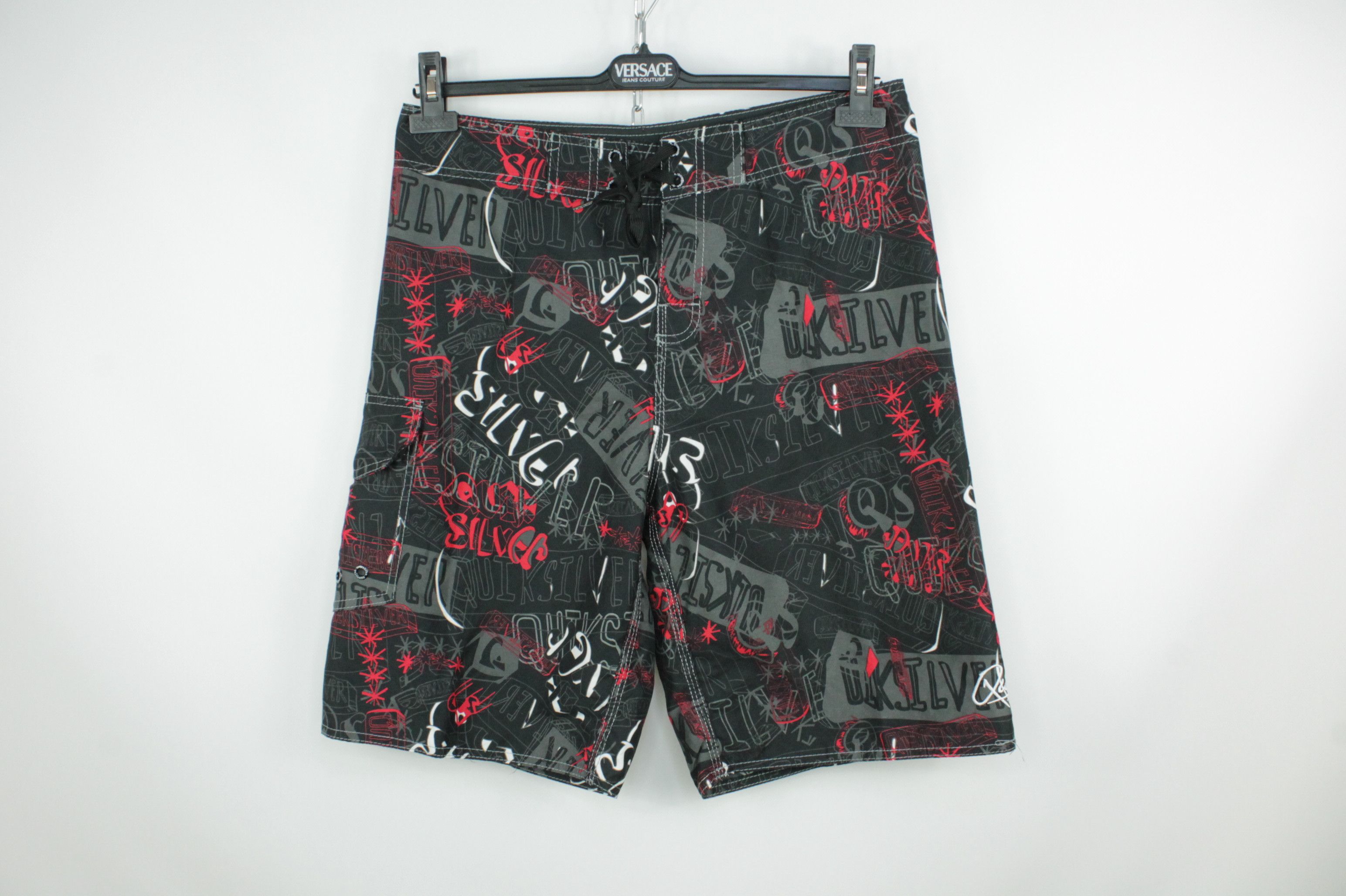 Quiksilver Vintage Quiksilver Monogram Board Shorts Size US 34 / EU 50 - 1 Thumbnail