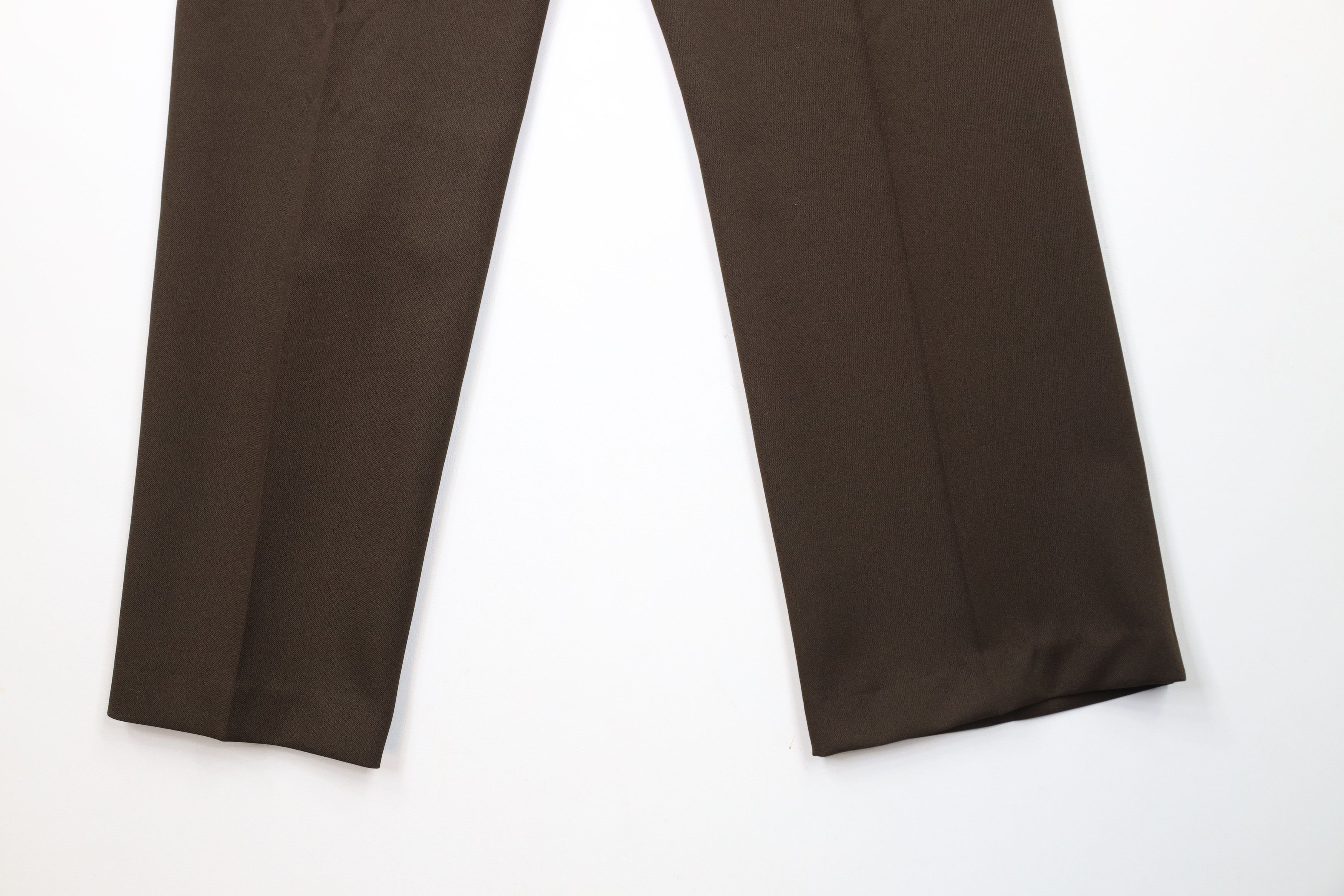 Vintage Vintage 70s Streetwear Flared Wide Leg Chino Pants Brown USA Size US 34 / EU 50 - 13 Thumbnail