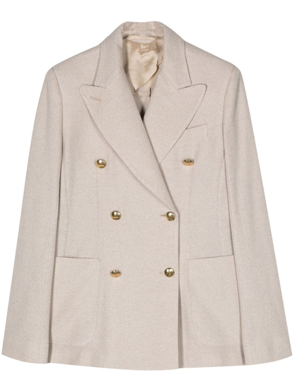 Max Mara COTTON DOUBLE-BREASTED JACKET Size S / US 4 / IT 40 - 1 Thumbnail