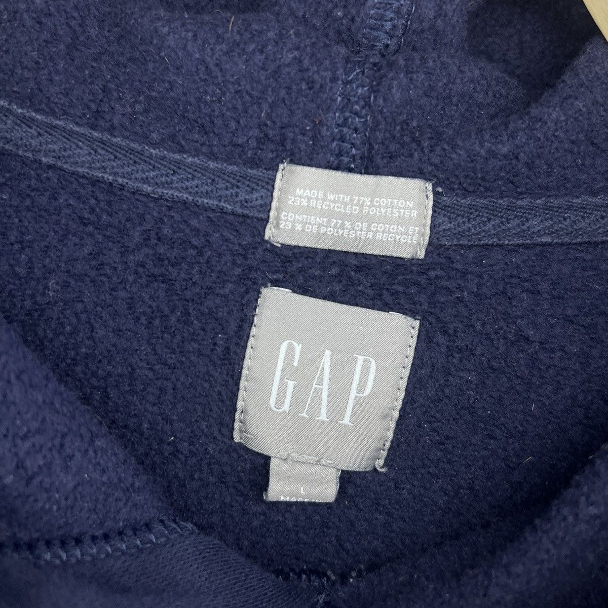 Gap × Vintage Gap Vintage Hoodie Navy Big Logo Spellout Retro Y2K Drill Size US L / EU 52-54 / 3 - 5 Thumbnail