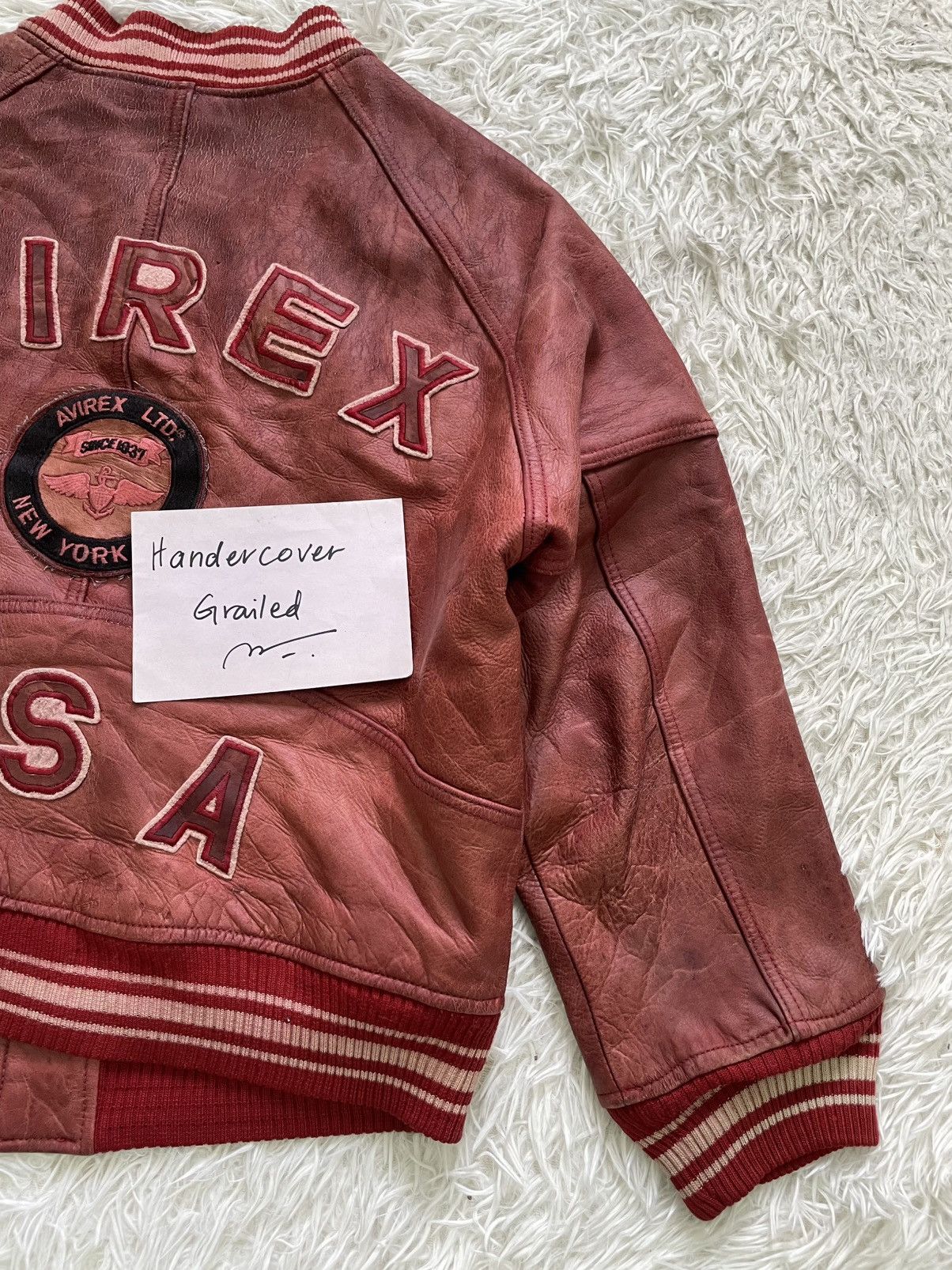 Avirex Vintage Avirex Usa Leather Jacket Size US M / EU 48-50 / 2 - 7 Thumbnail
